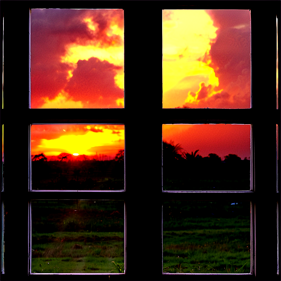 Sunset Through Window Png 05212024 PNG