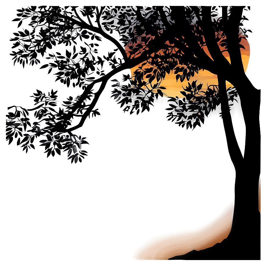 Download Sunset Tree Silhouette Png 05252024 | Wallpapers.com