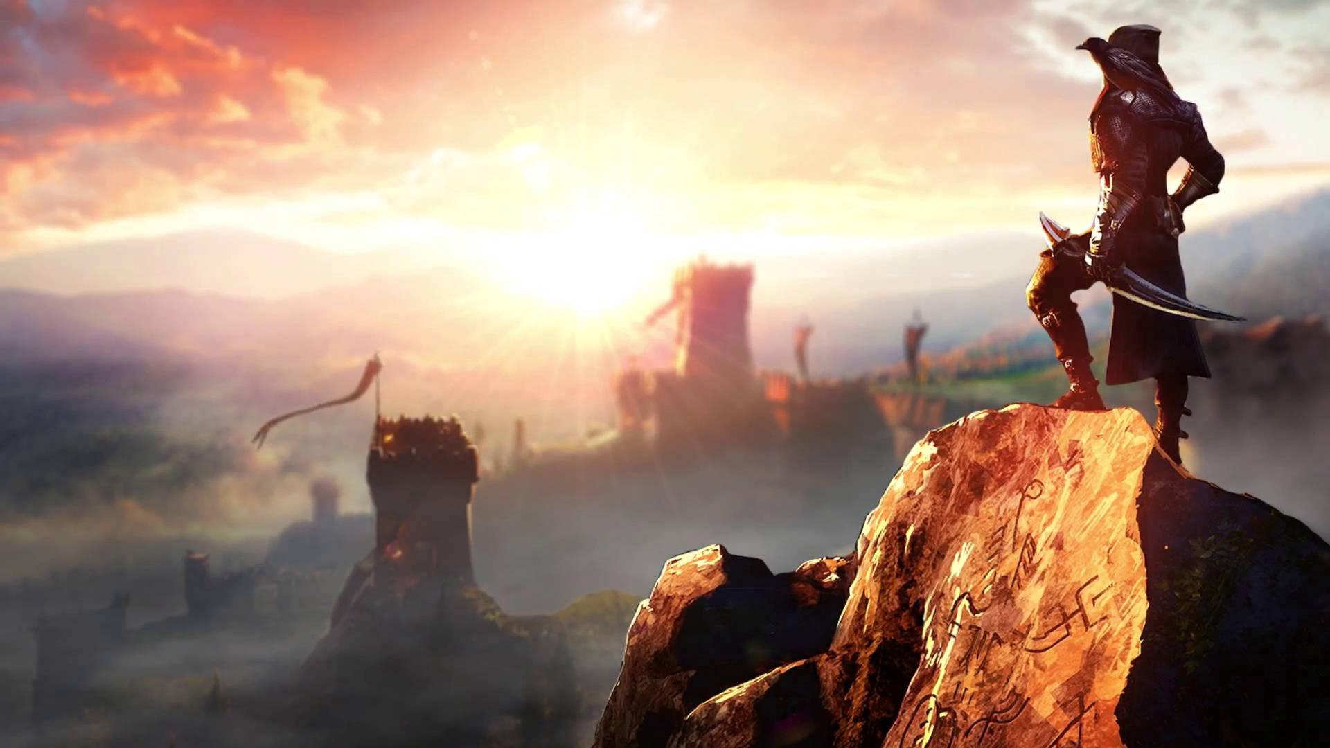 Sunset View Dragon Age Inquisition Wallpaper