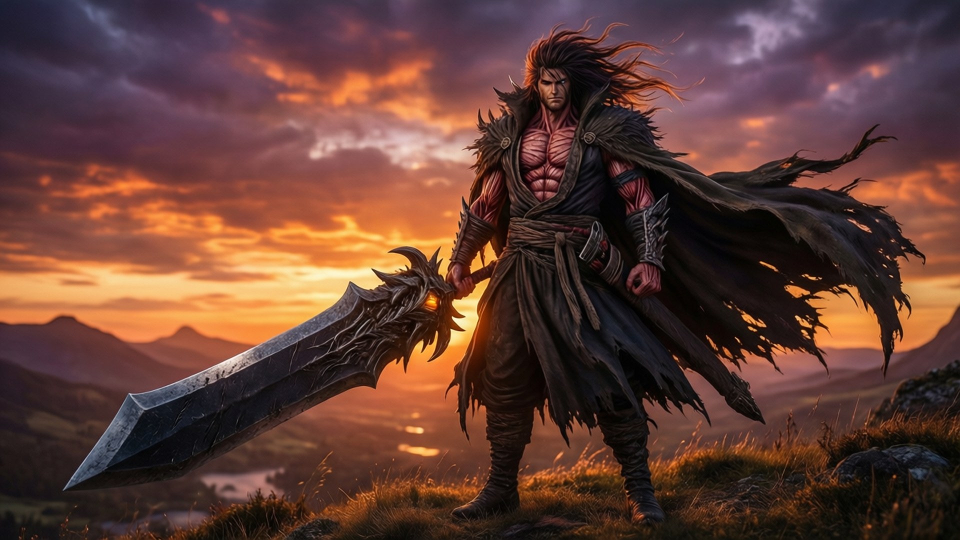 Sunset Warrior Taustakuvat
