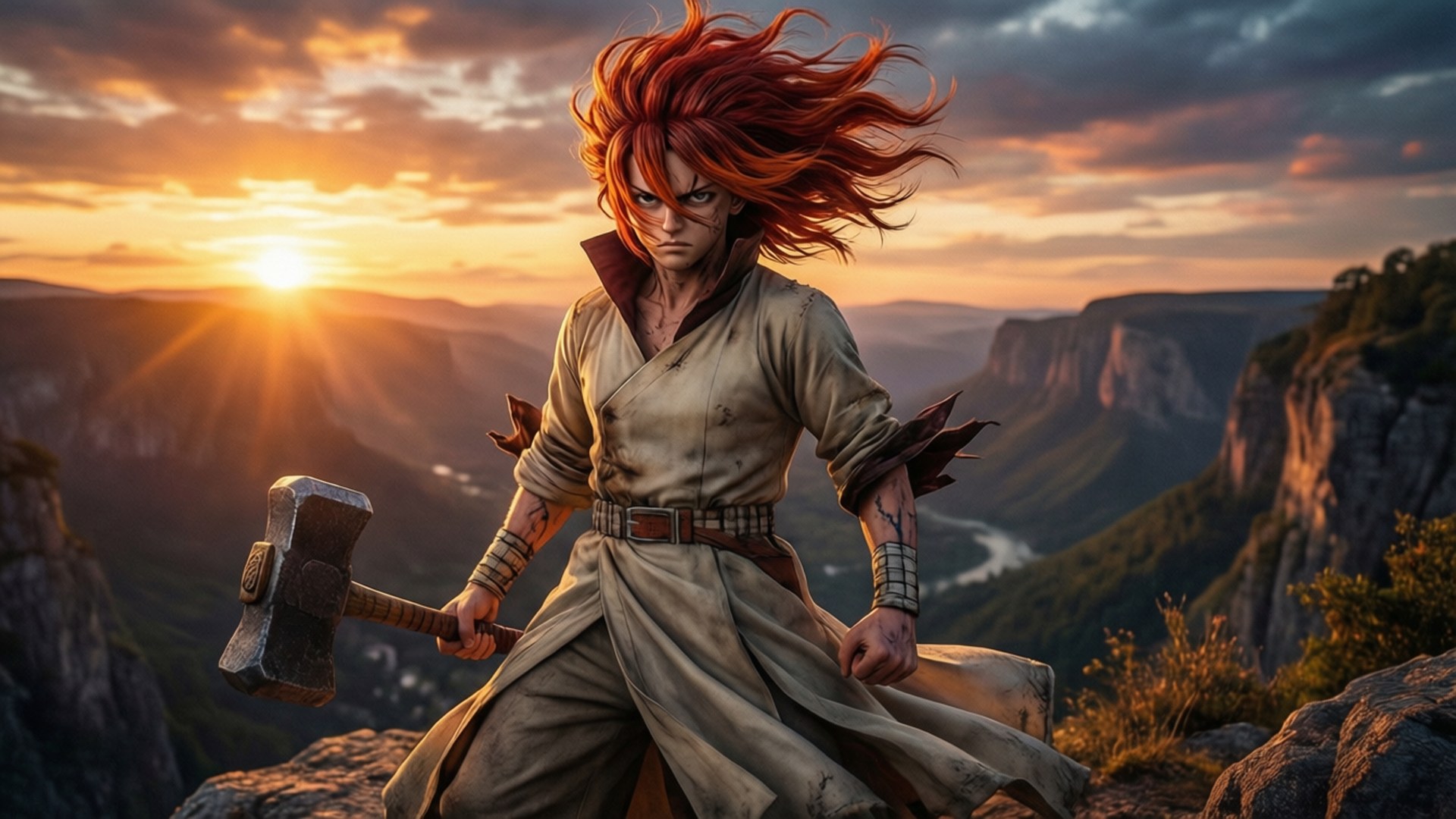 Sunset Warrior Sfondi