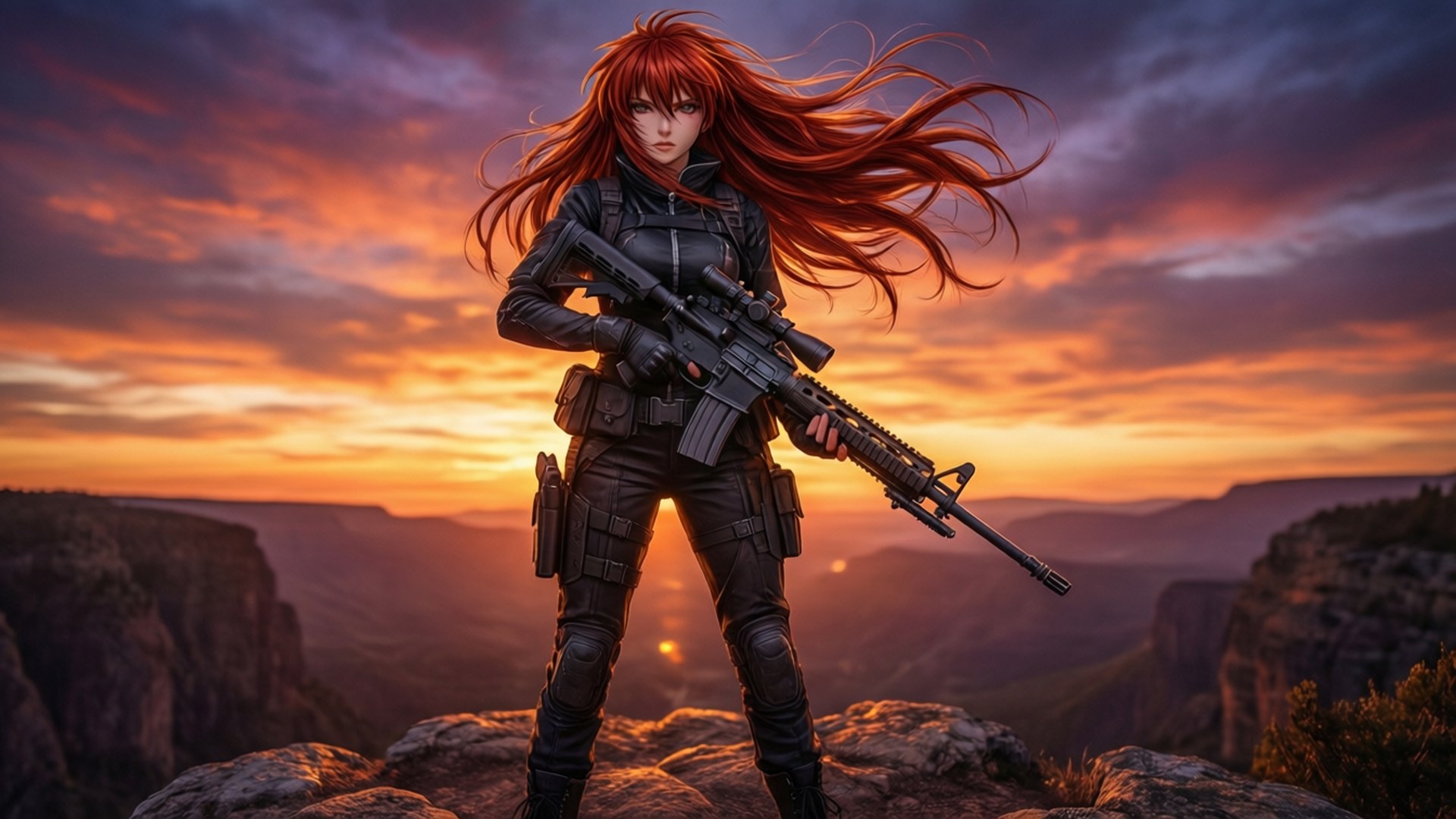 Sunset Warrior Sfondi