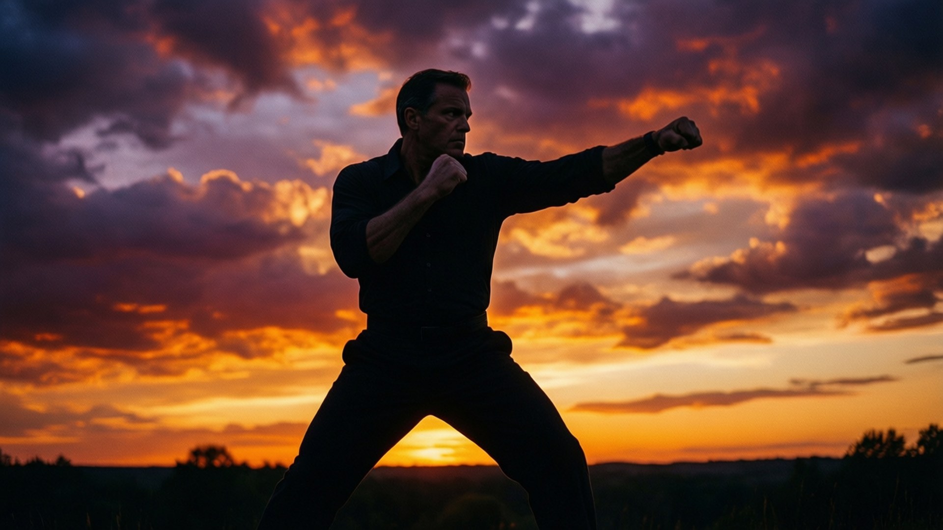 Sunset Warrior Wallpaper
