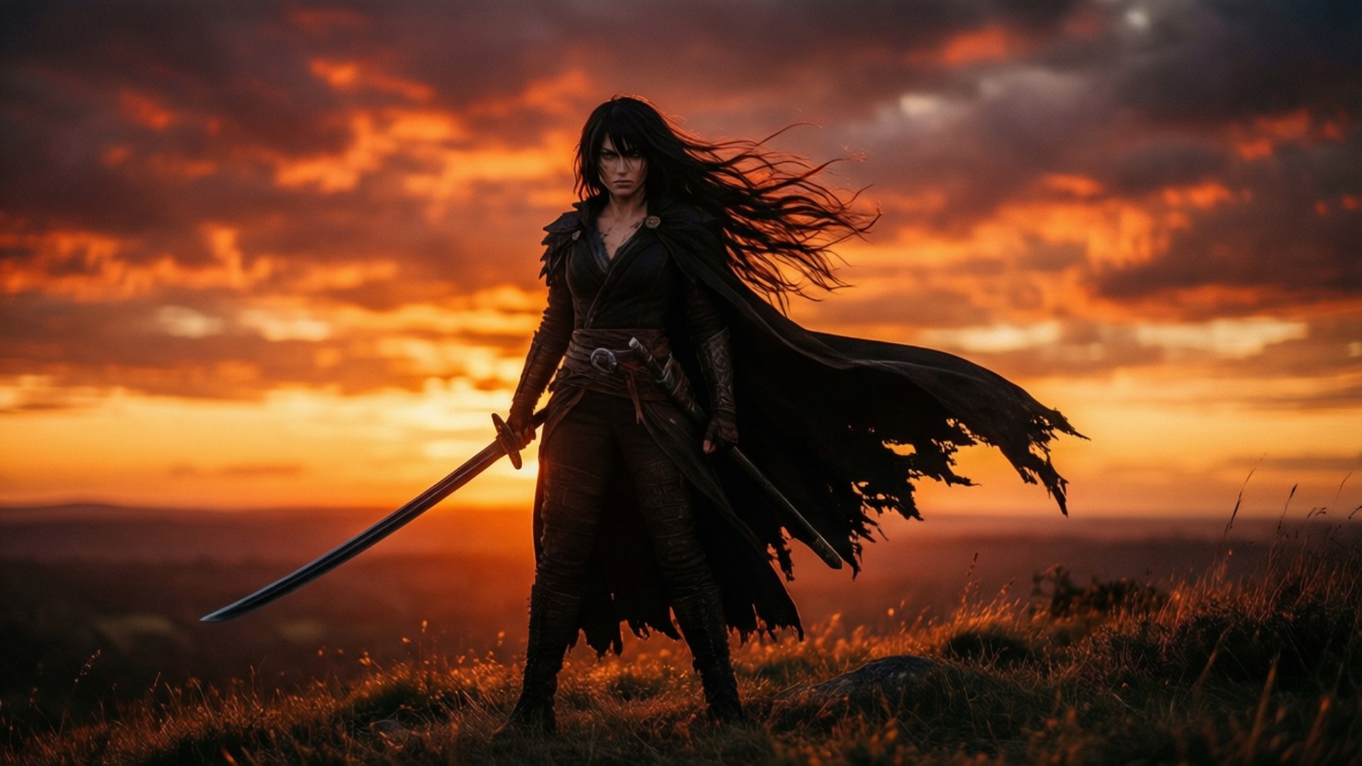Sunset Warrior Casca Achtergronden