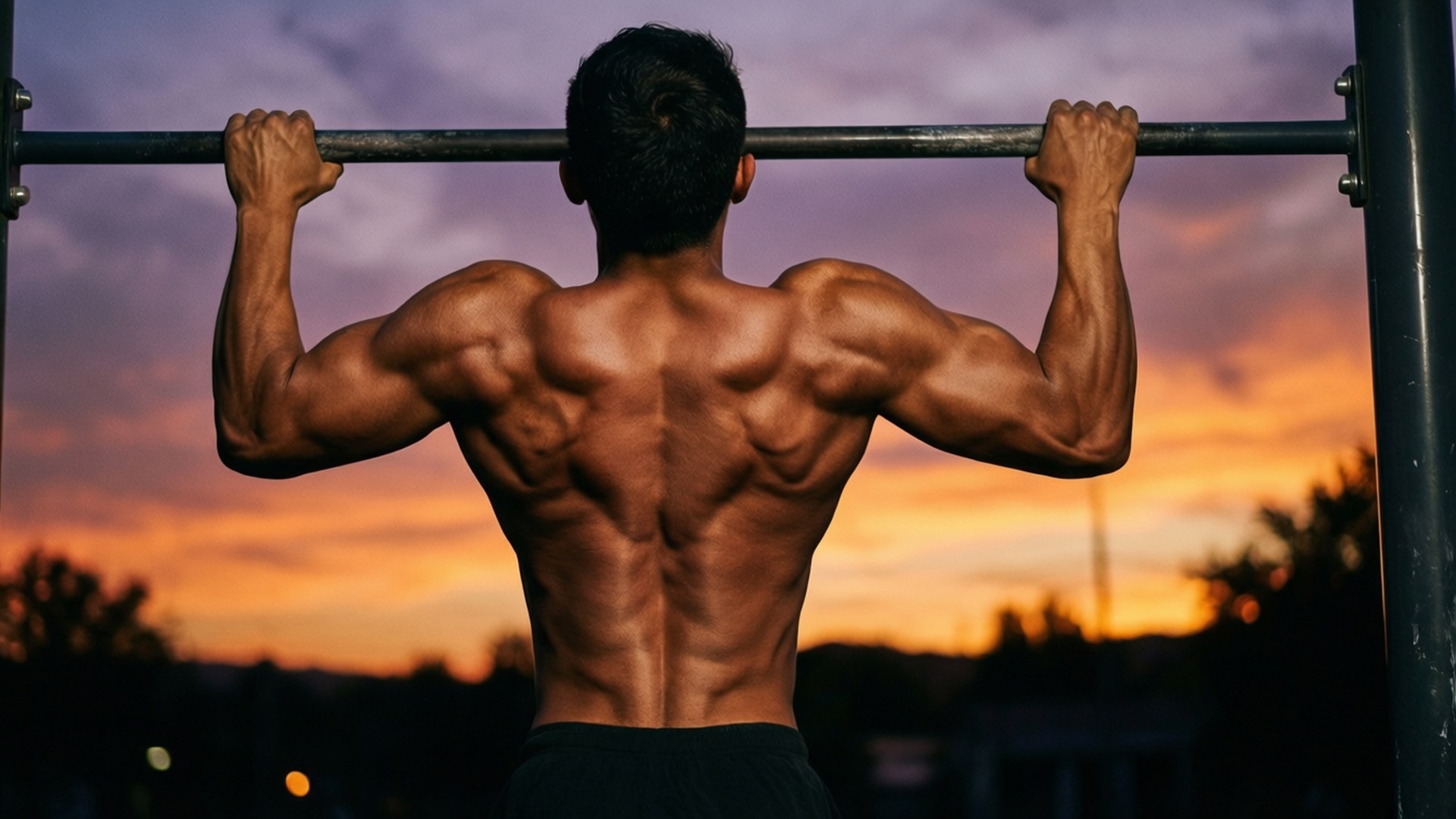 Sunset Warrior Pull-Up Papéis de Parede