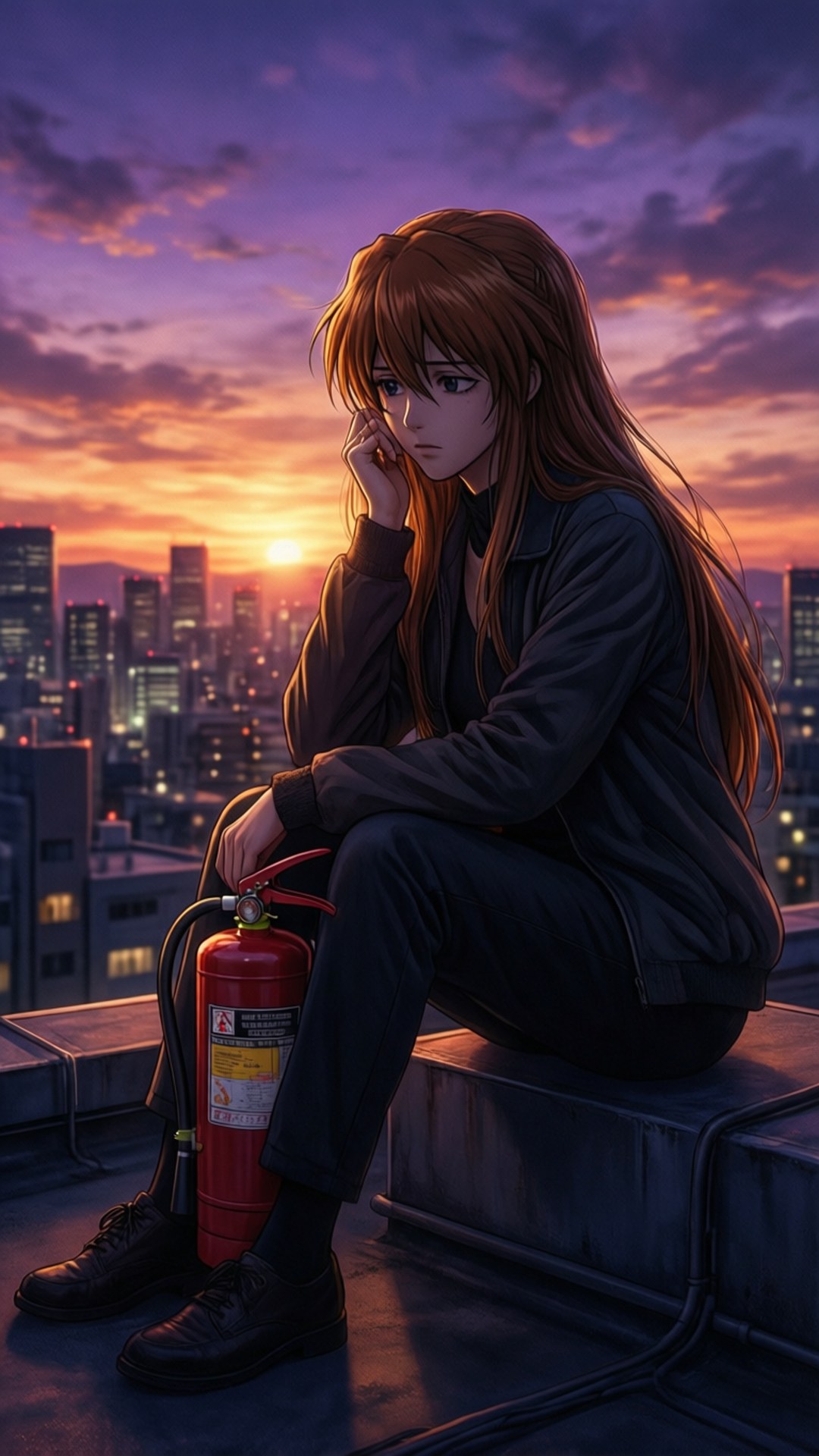 Sonnenuntergangs-Wache Wallpaper