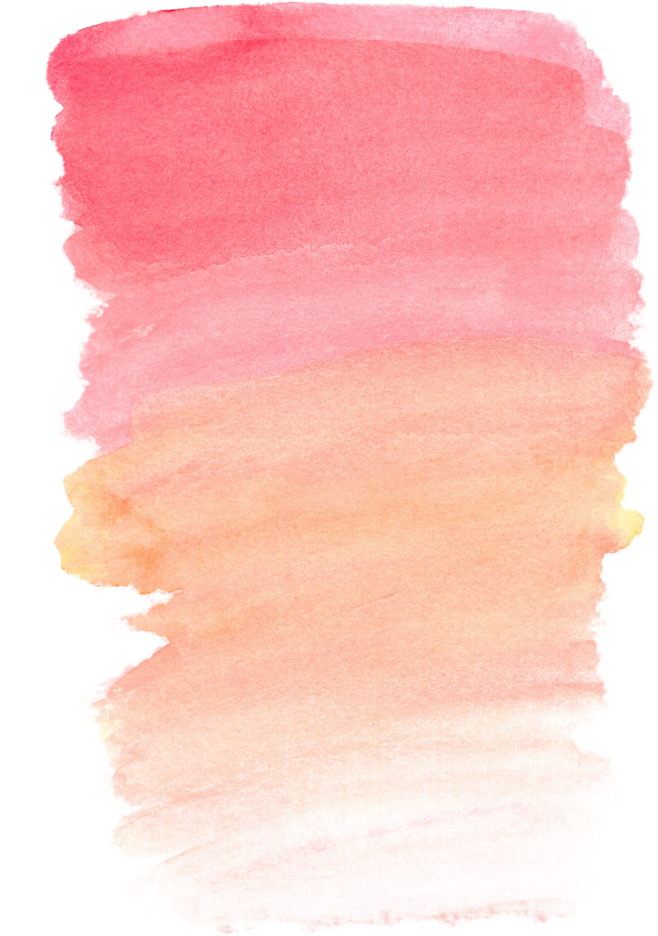 Sunset Watercolor Gradient Background PNG