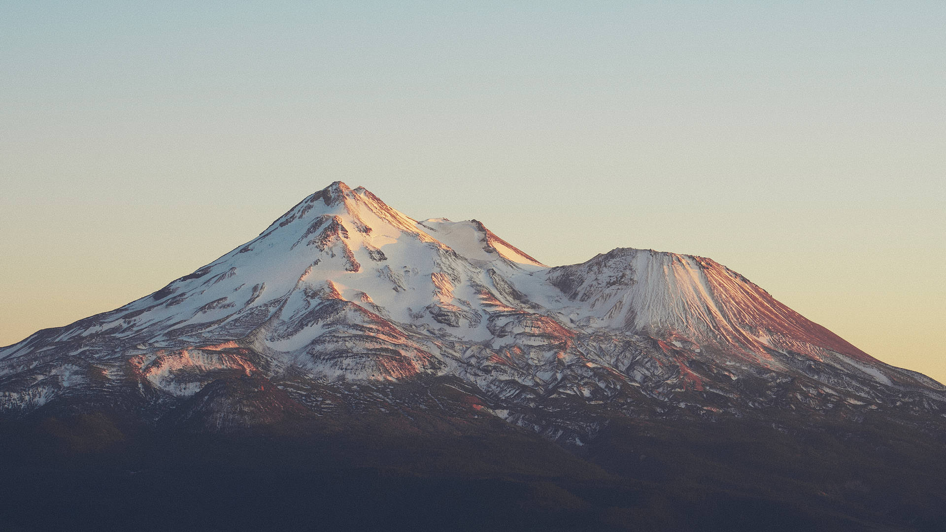 Sunset_ Glow_on_ Snowy_ Mountain_ Peaks SVG