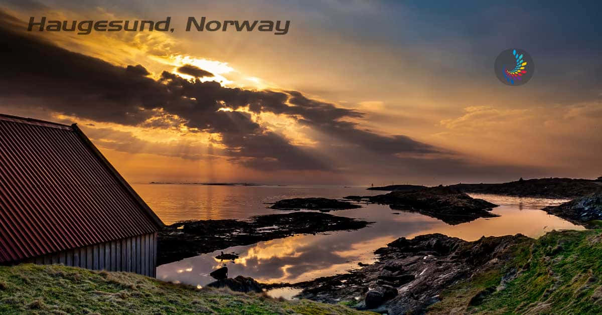 Sunsetin Haugesund Norway Wallpaper