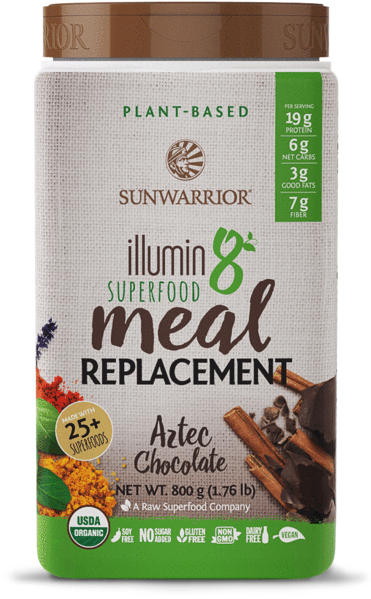 Sunwarrior Illumin8 Aztec Chocolate Meal Replacement PNG