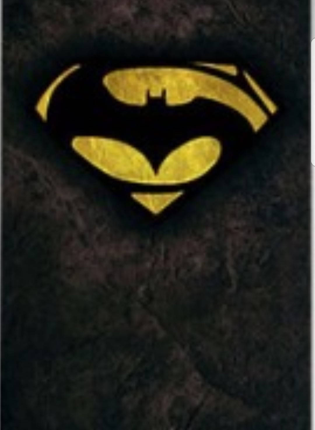 Logode Super Batman Distorsionado Para Iphone. Fondo de pantalla