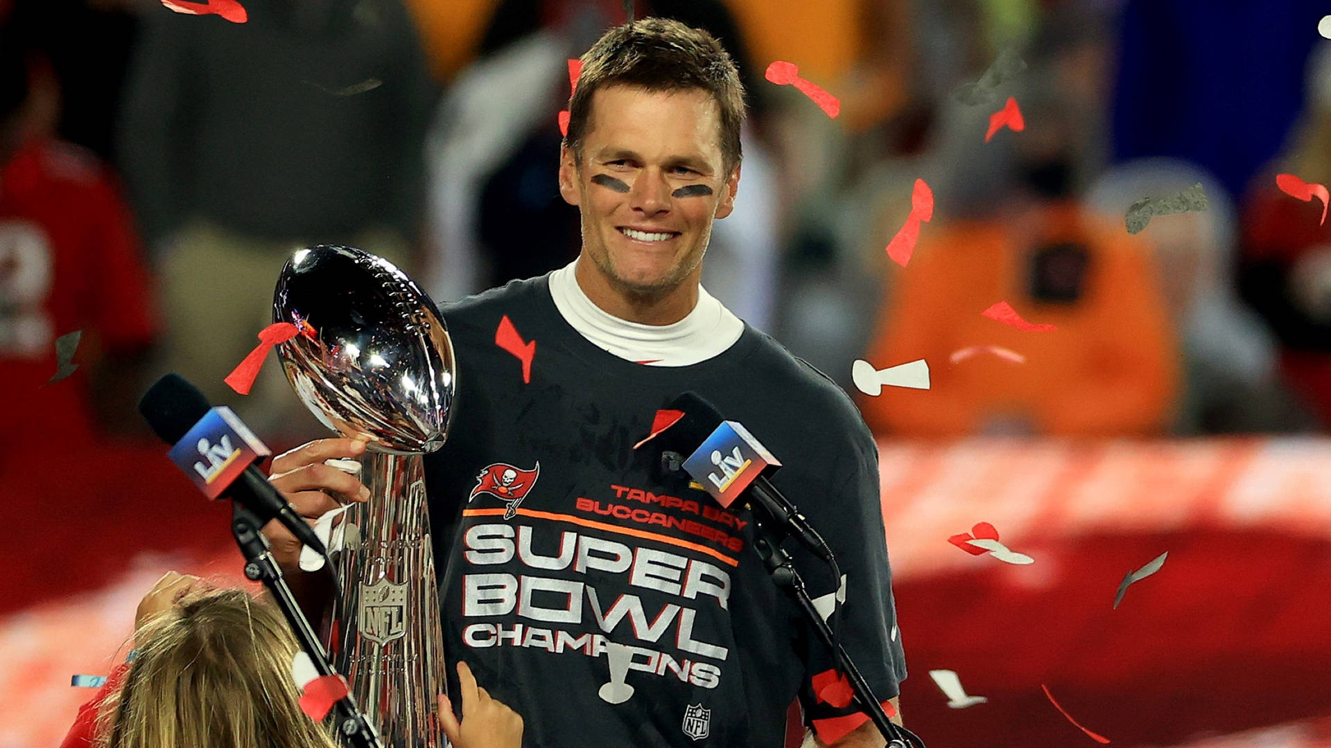 Super Bowl 2021 Winner Tom Brady Wallpaper