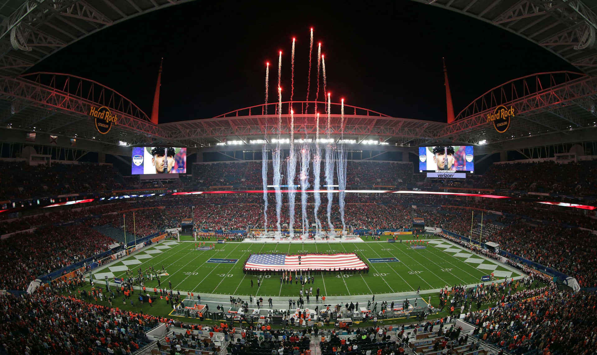 Super Bowl Stadium Lights Background