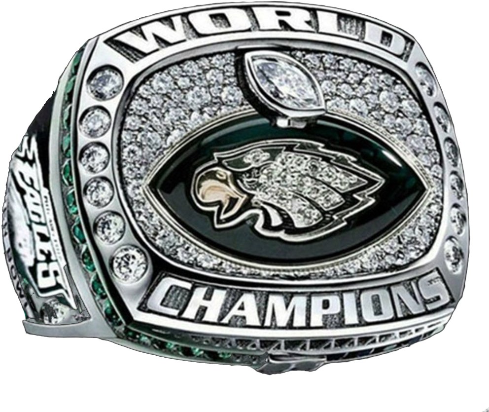 Super Bowl Championship Ring Eagles PNG
