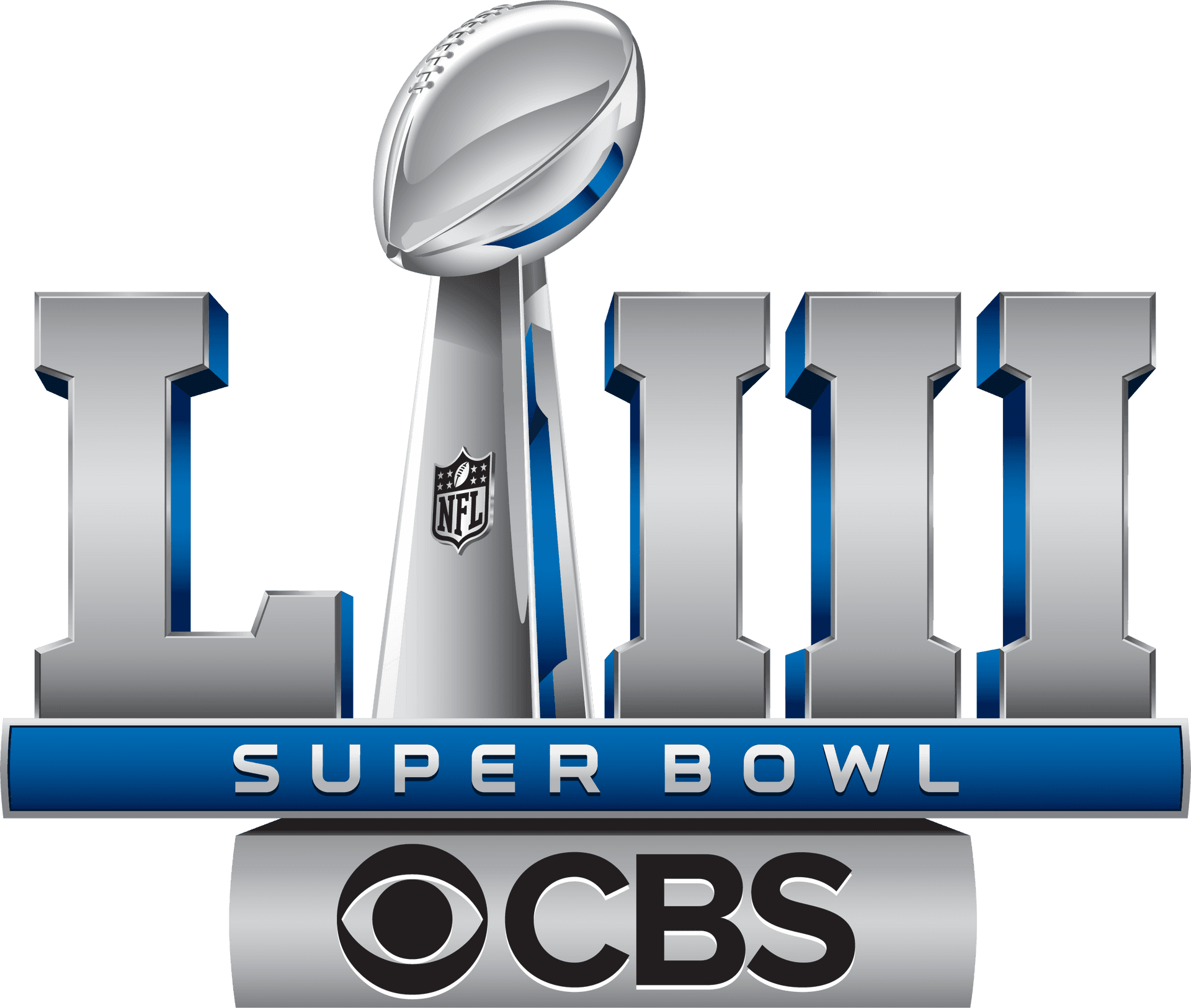 Super Bowl L I I I C B S Logo PNG