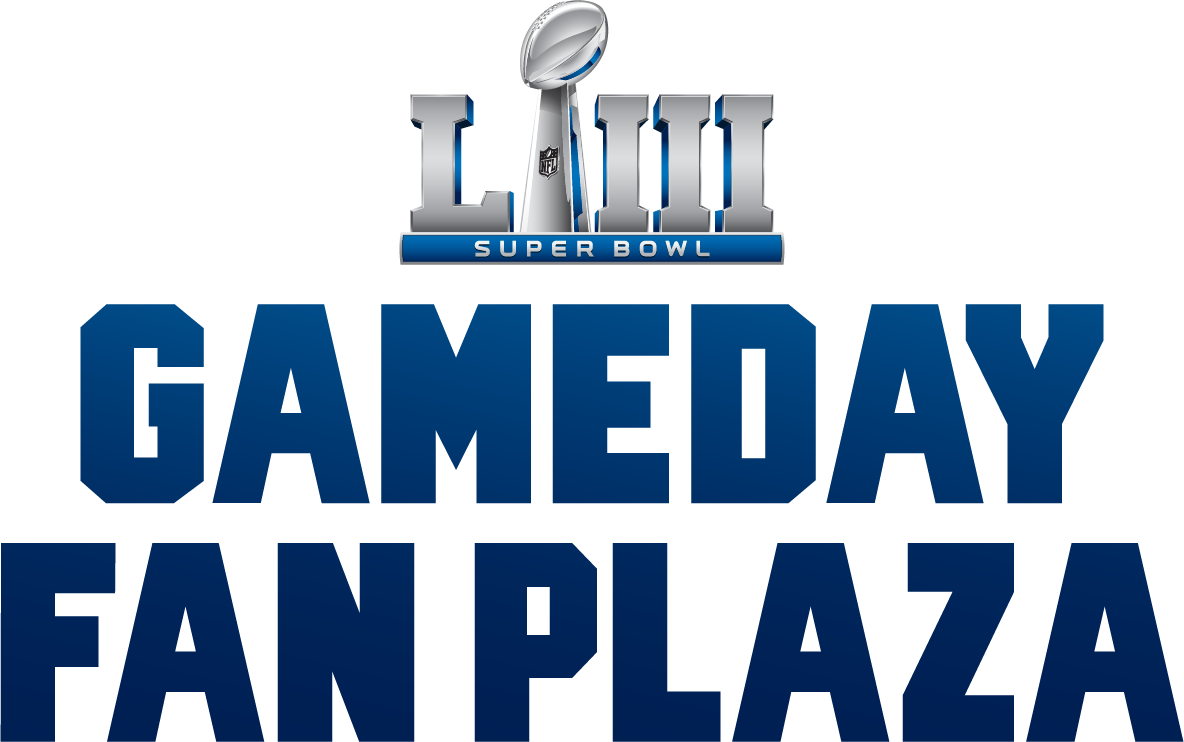 Super Bowl L I I I Gameday Fan Plaza Graphic PNG