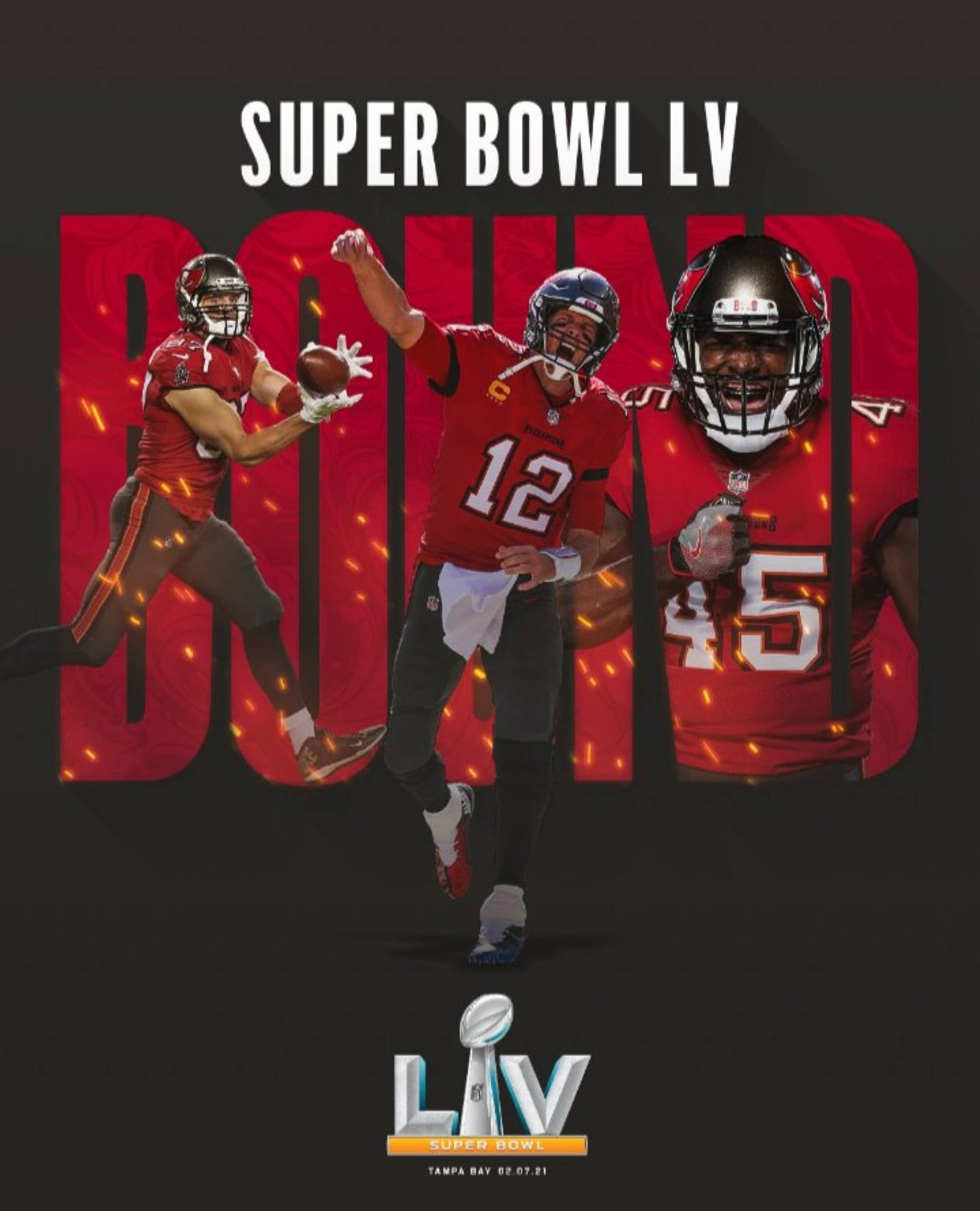 Super Bowl Lv Black Red Chiefs