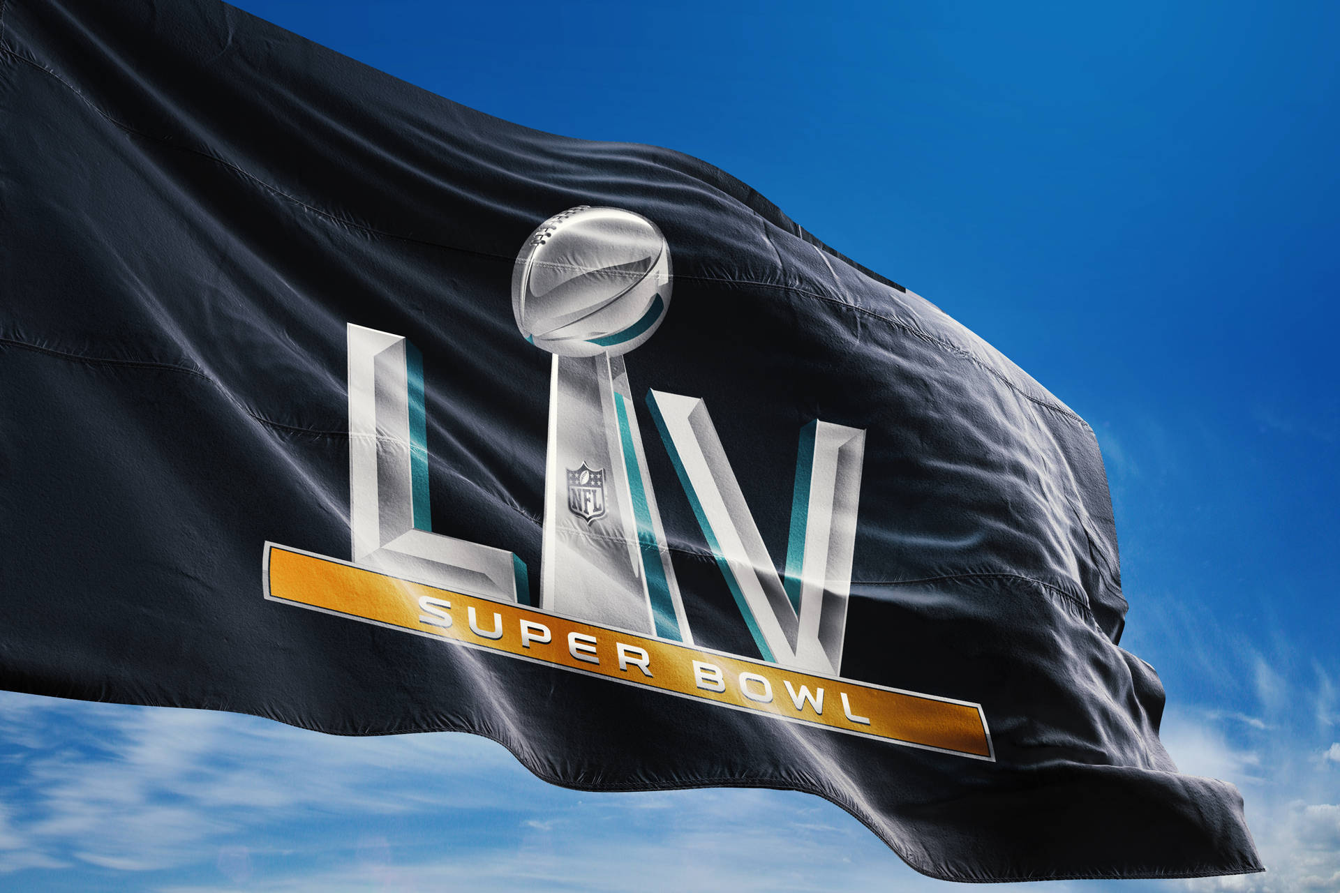 Super Bowl LV Flag Wallpaper