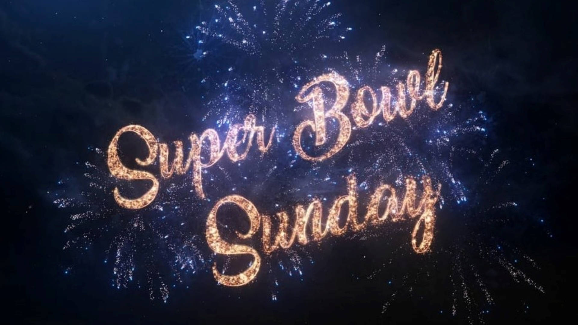 Super Bowl Sunday Firework Wallpaper