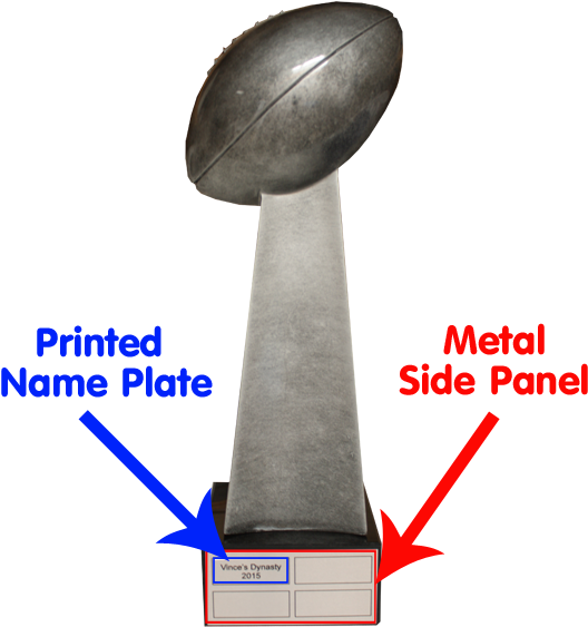 Super Bowl Trophy Components PNG