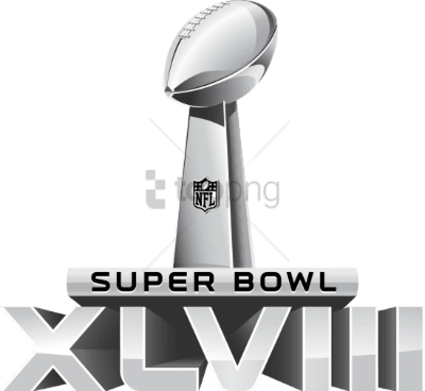Super Bowl Trophy Graphic PNG