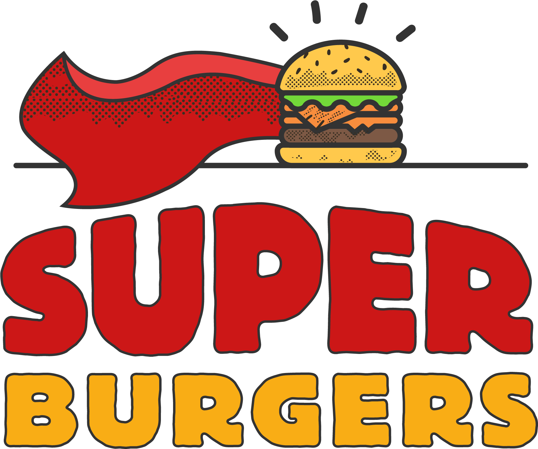 Super Burgers Logo PNG