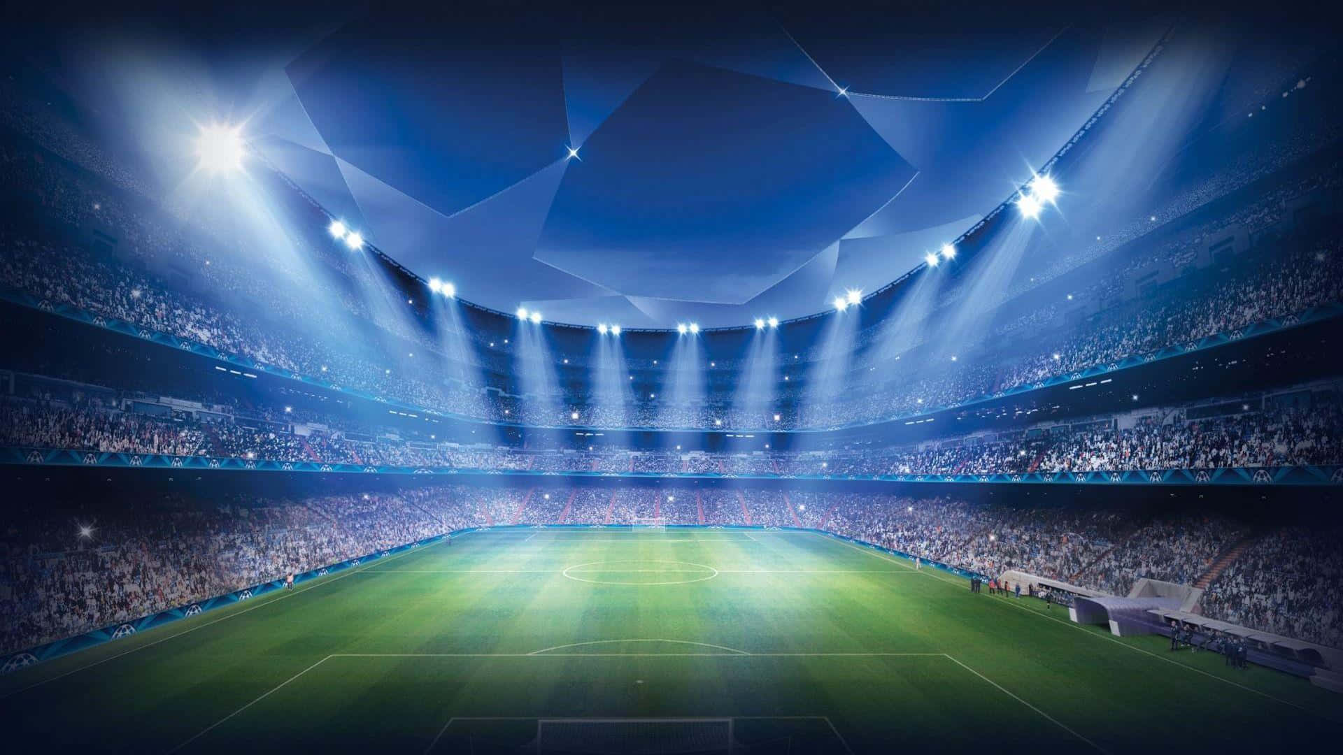 Super Cool UEFA Champions League Digital Art Wallpaper