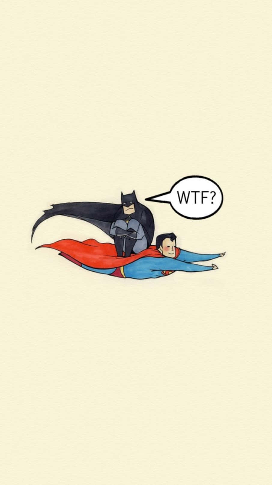 Super Funny Superheroes Art Picture