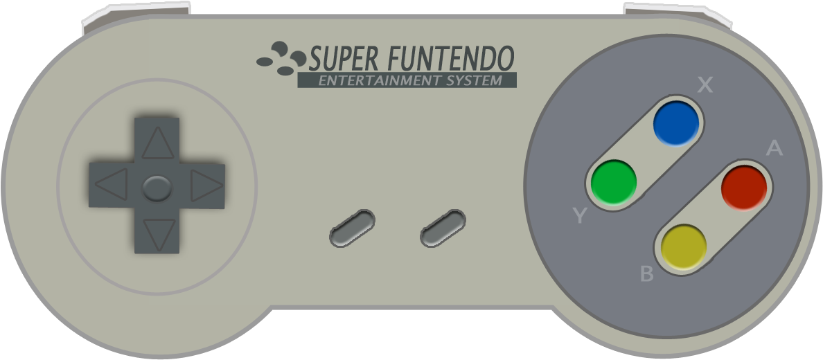 Super Funtendo Controller Vector PNG
