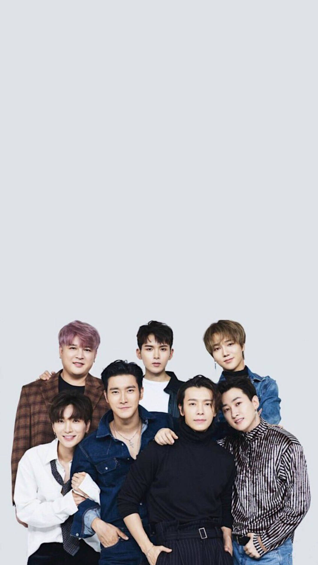Super Junior 7 Medlemmer Wallpaper