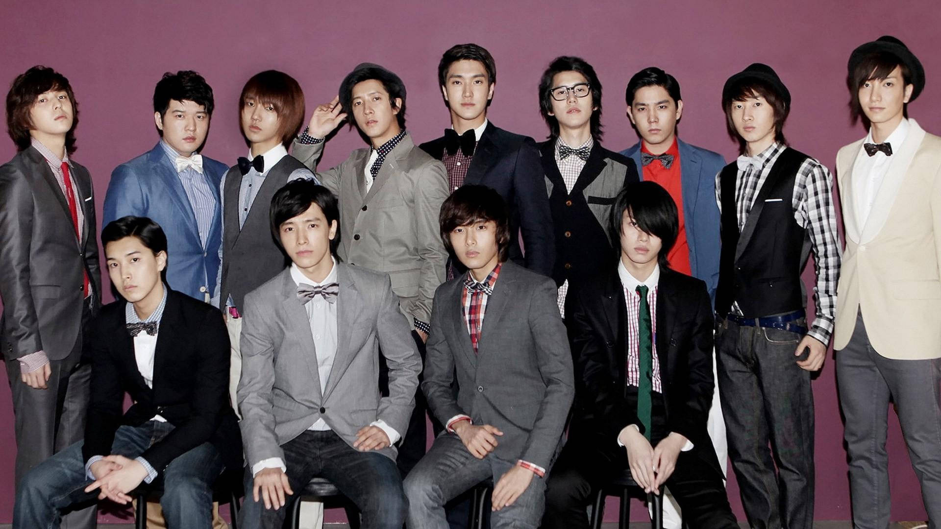 Super Junior Bow & Tie Wallpaper