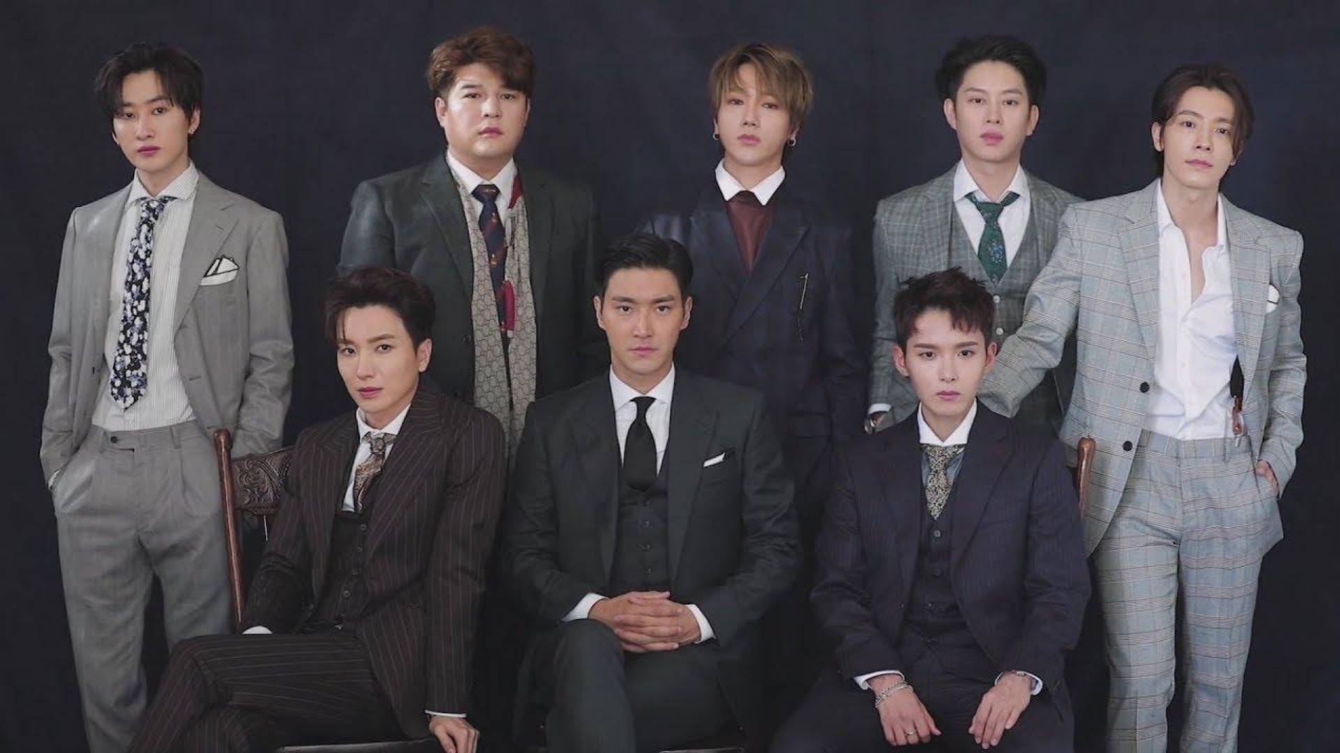Super Junior Formal Outfit Wallpaper