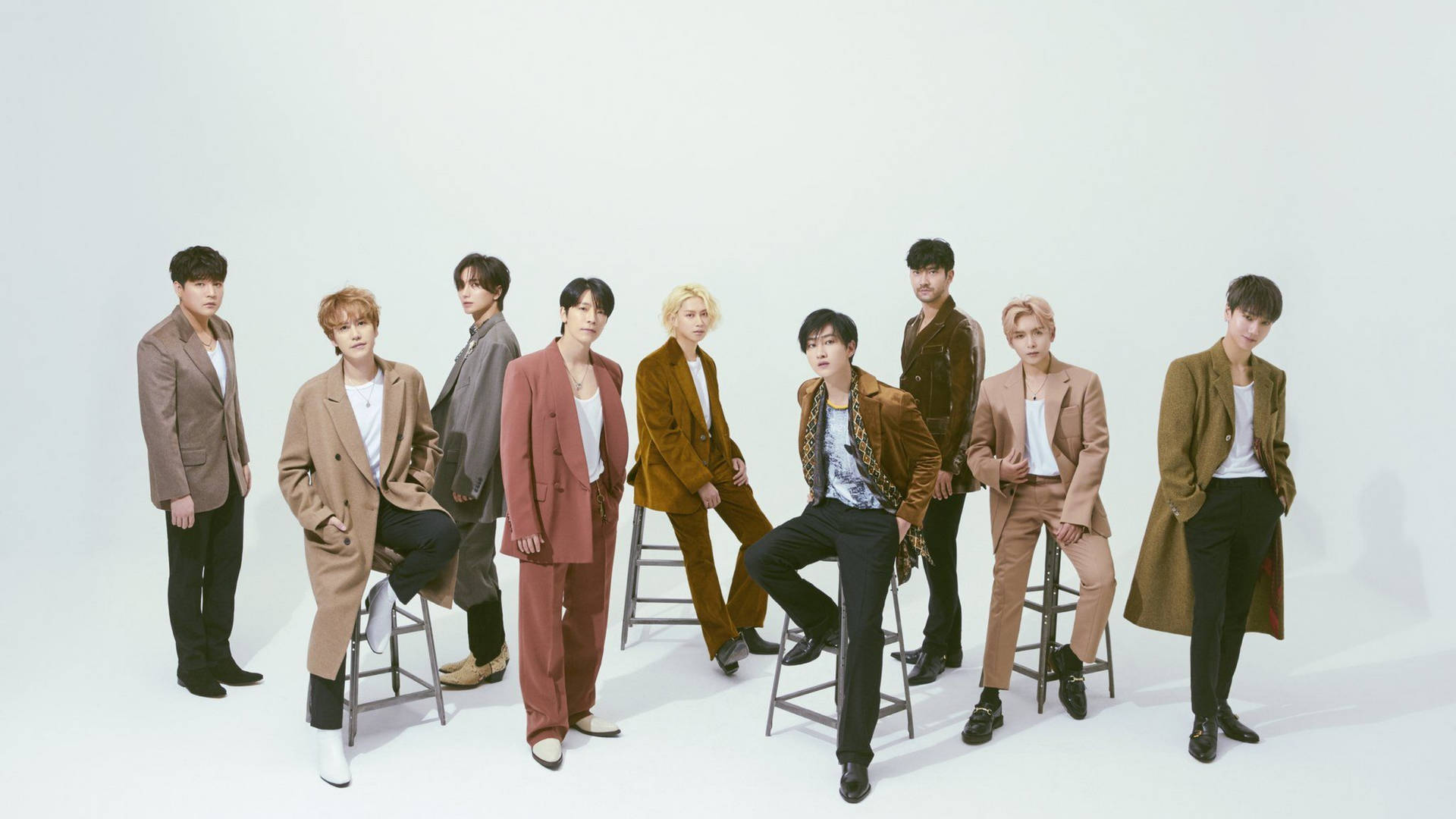 Super Junior K-Pop Group Wallpaper