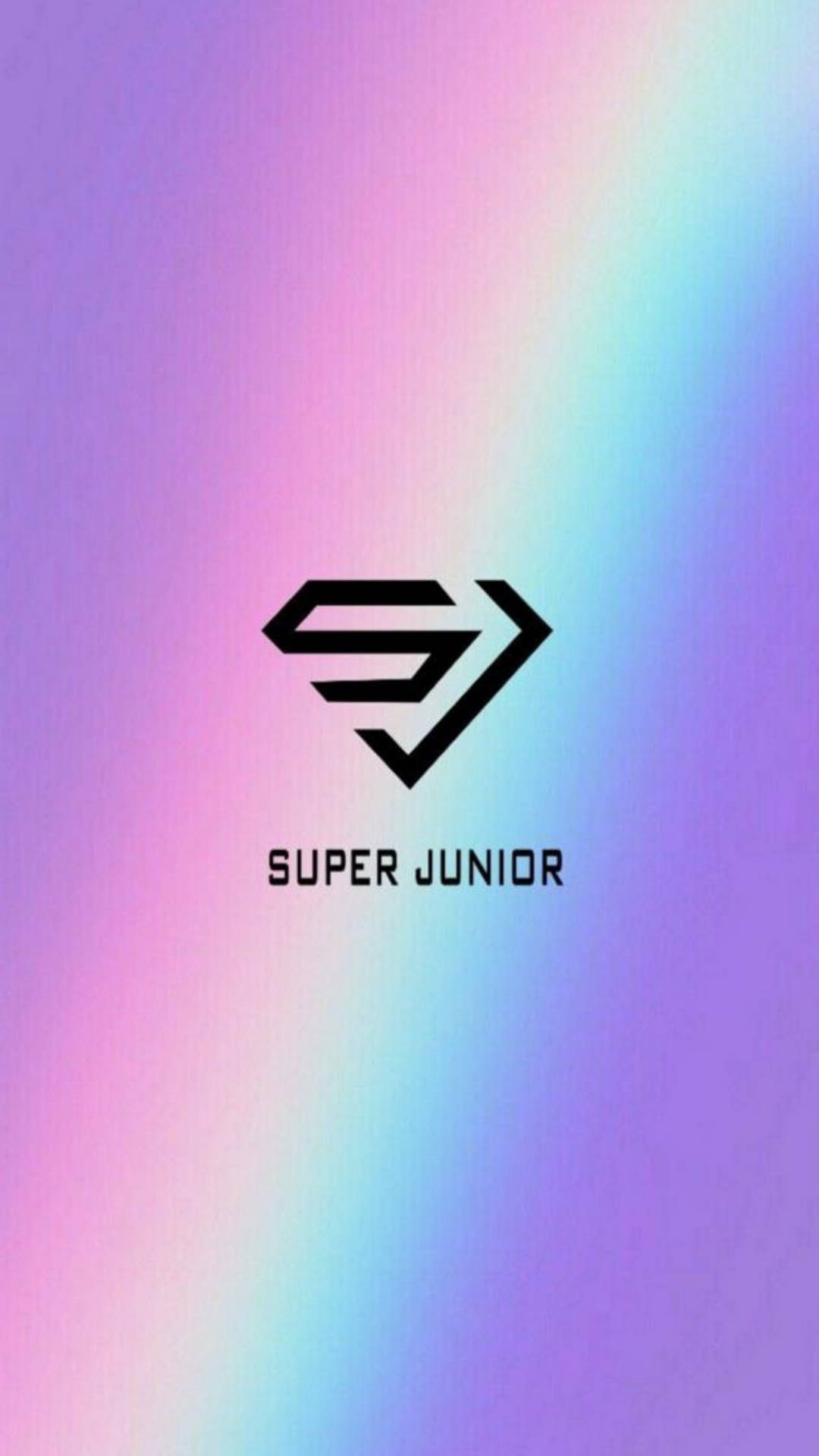 Logodel Arcoíris De Super Junior Fondo de pantalla