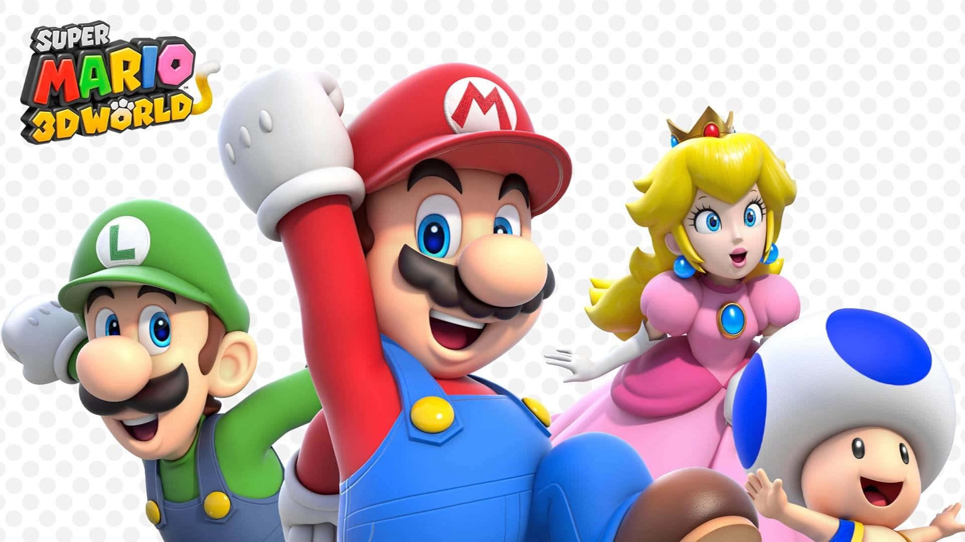 ¡experimentael Clásico Super Mario 3d Con Nuevos Mundos, Etapas Y Powerups! Fondo de pantalla