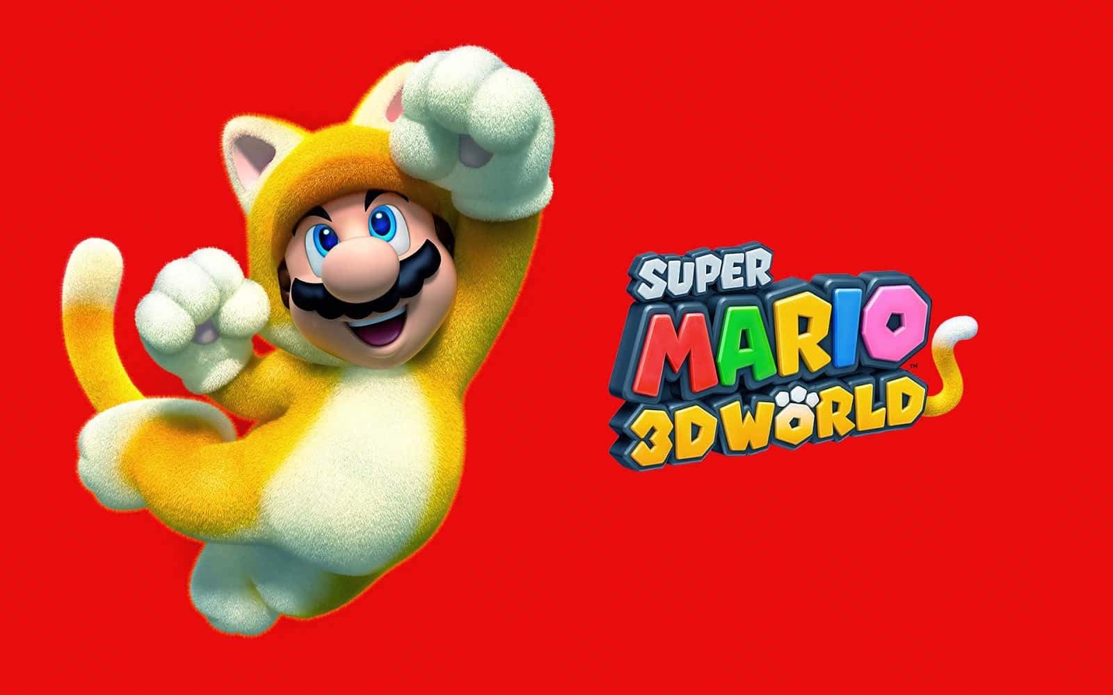 Landklättra Genom Färgglada 3d-världar I Super Mario 3d Land. Wallpaper