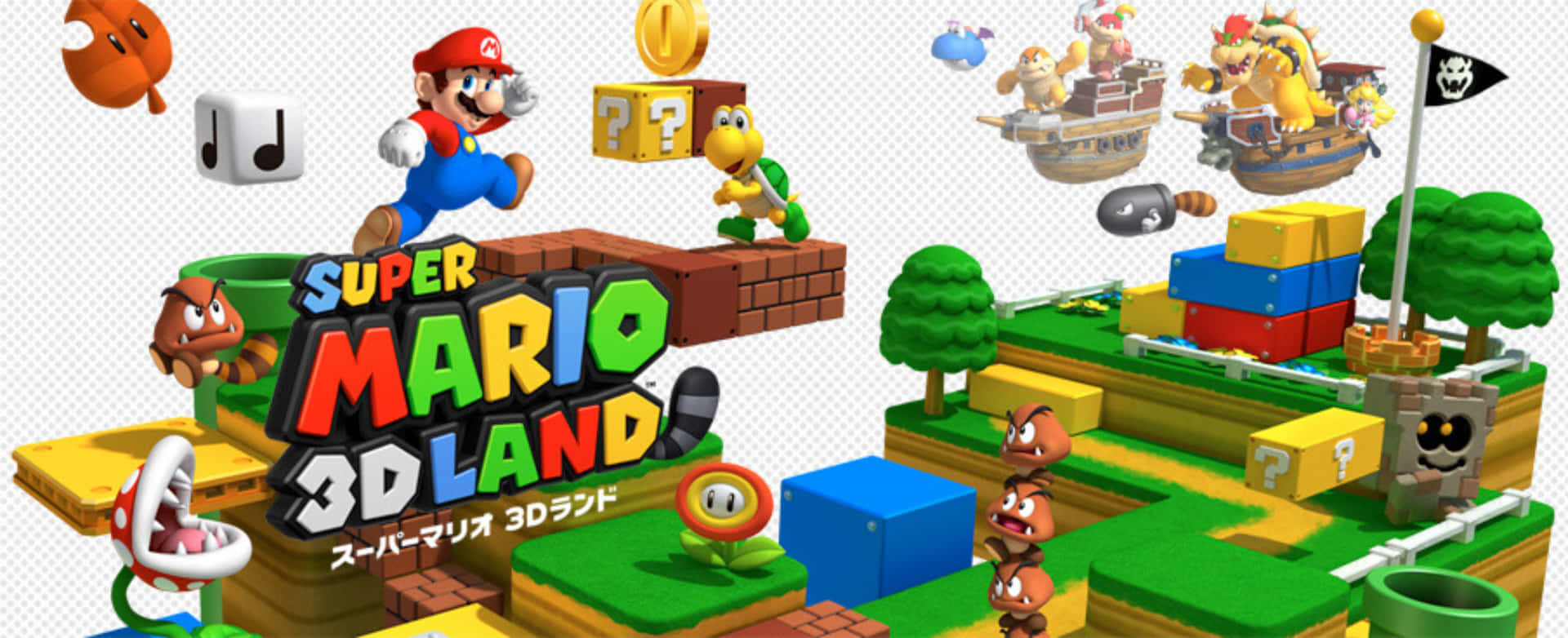 Super Mario 3D - Klar til noget handling! Wallpaper