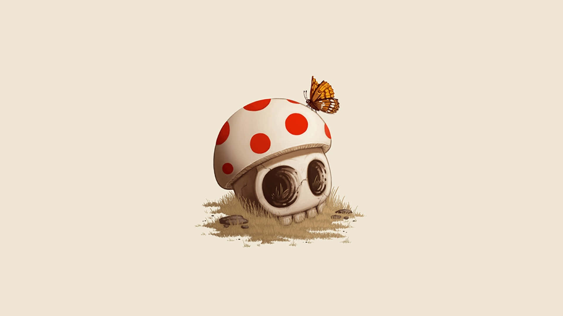 Super Mario Cute Mushroom 3d Wallpaper