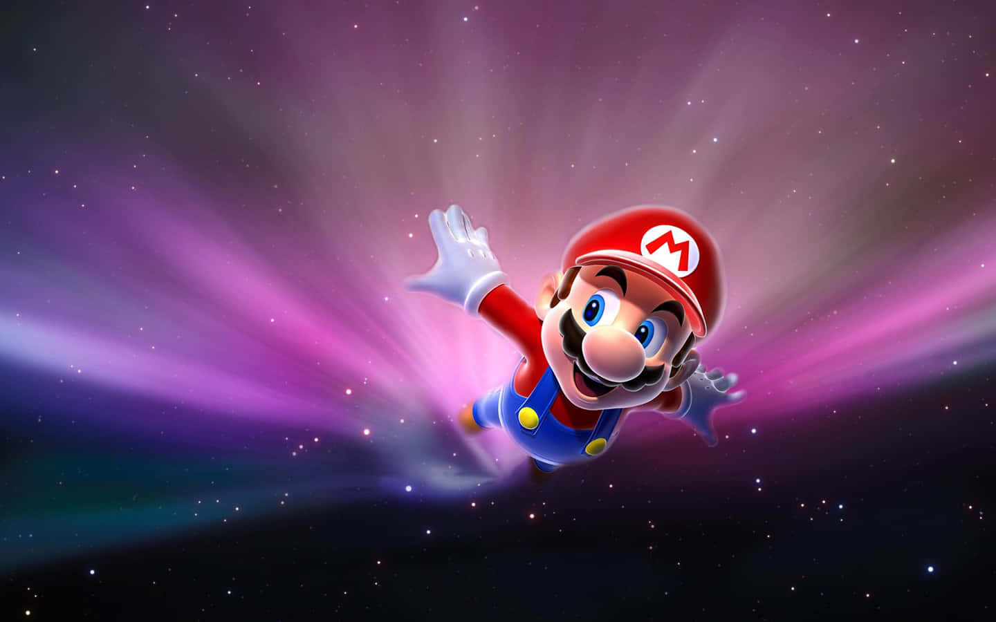 Springgennem En Alternativ Virkelighed Med Super Mario.