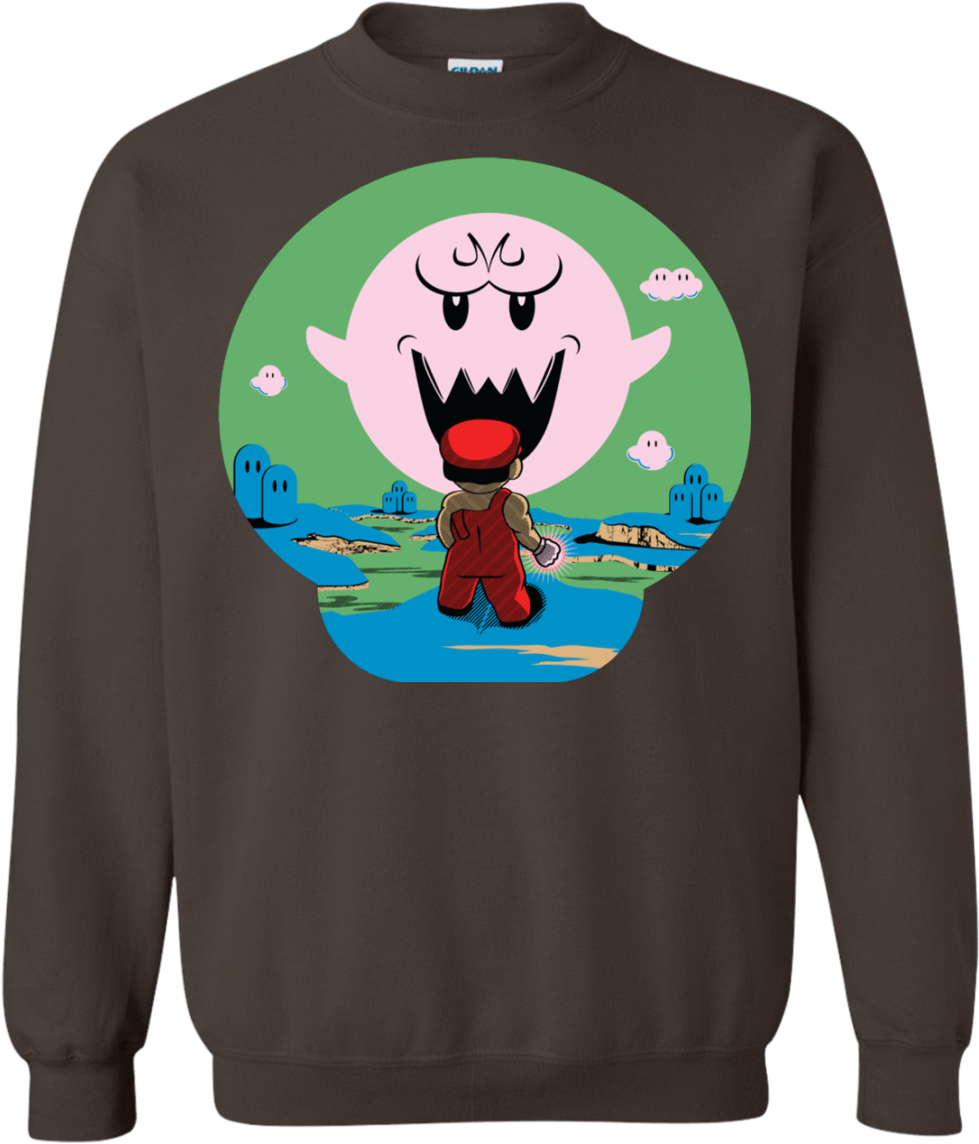 Super Mario Boo Sweatshirt Design PNG