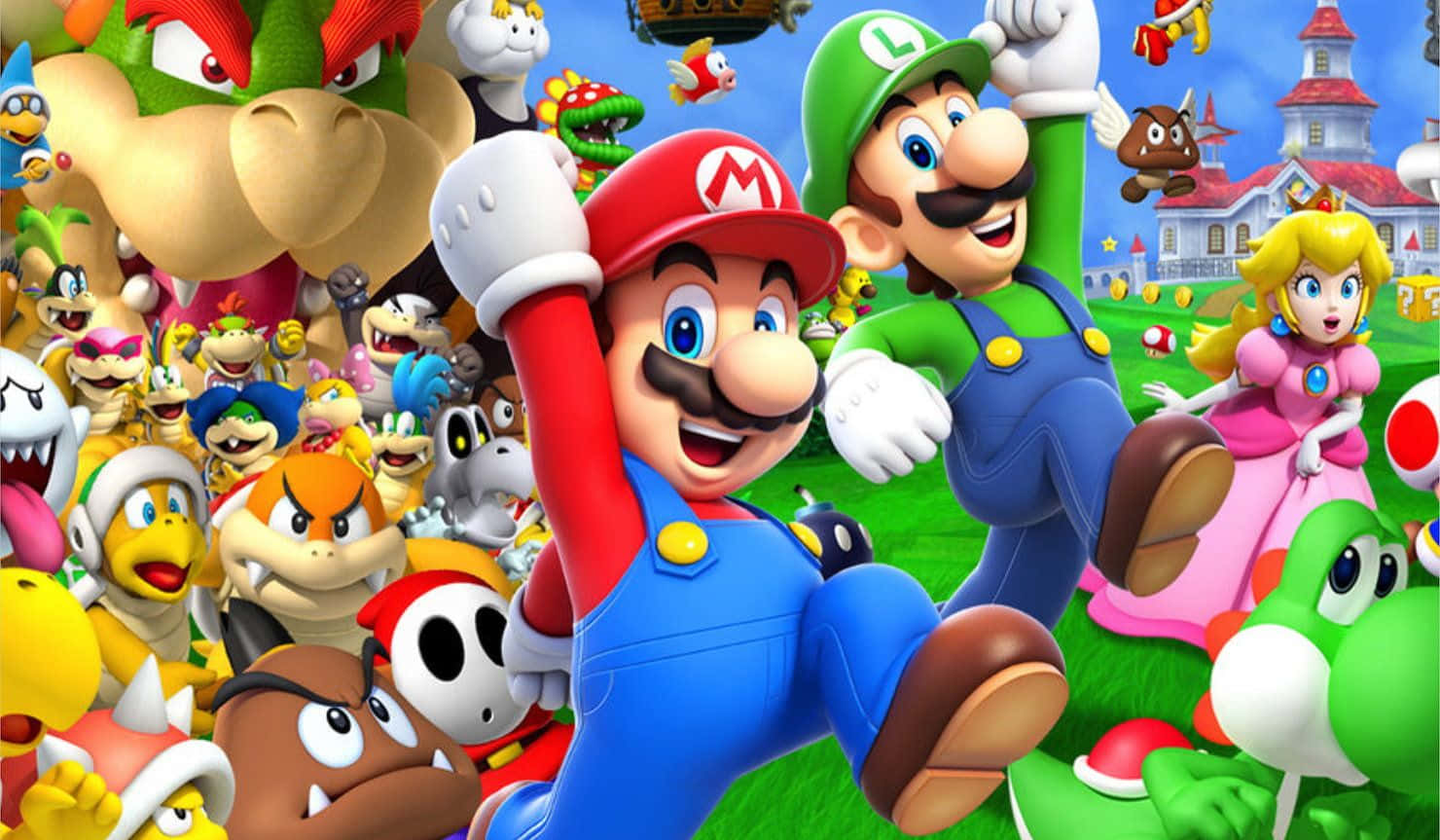 Fundodo Super Mario Bros De 1480 X 863 Pixels