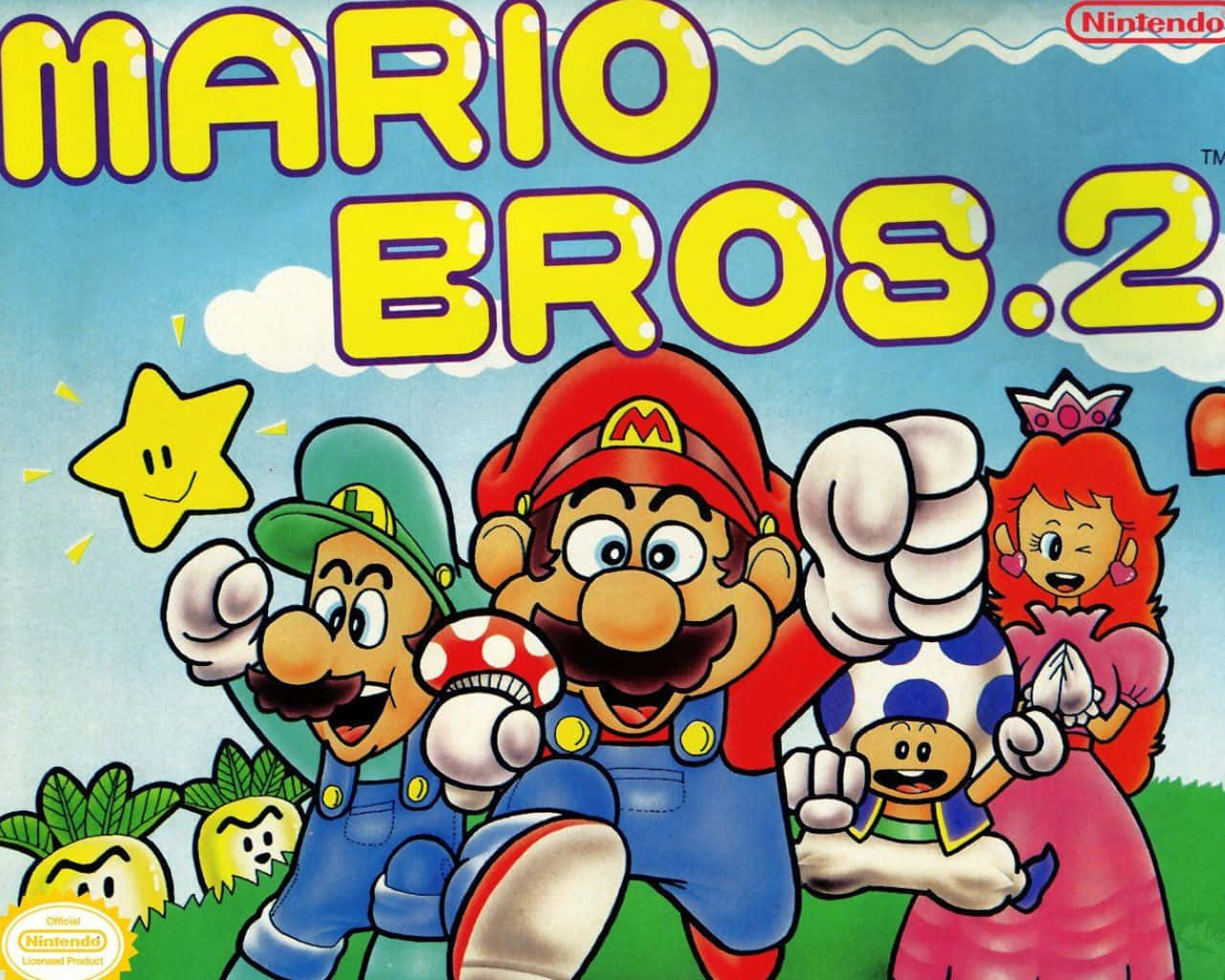 Super Mario Bros 2 Adventure Journey Wallpaper