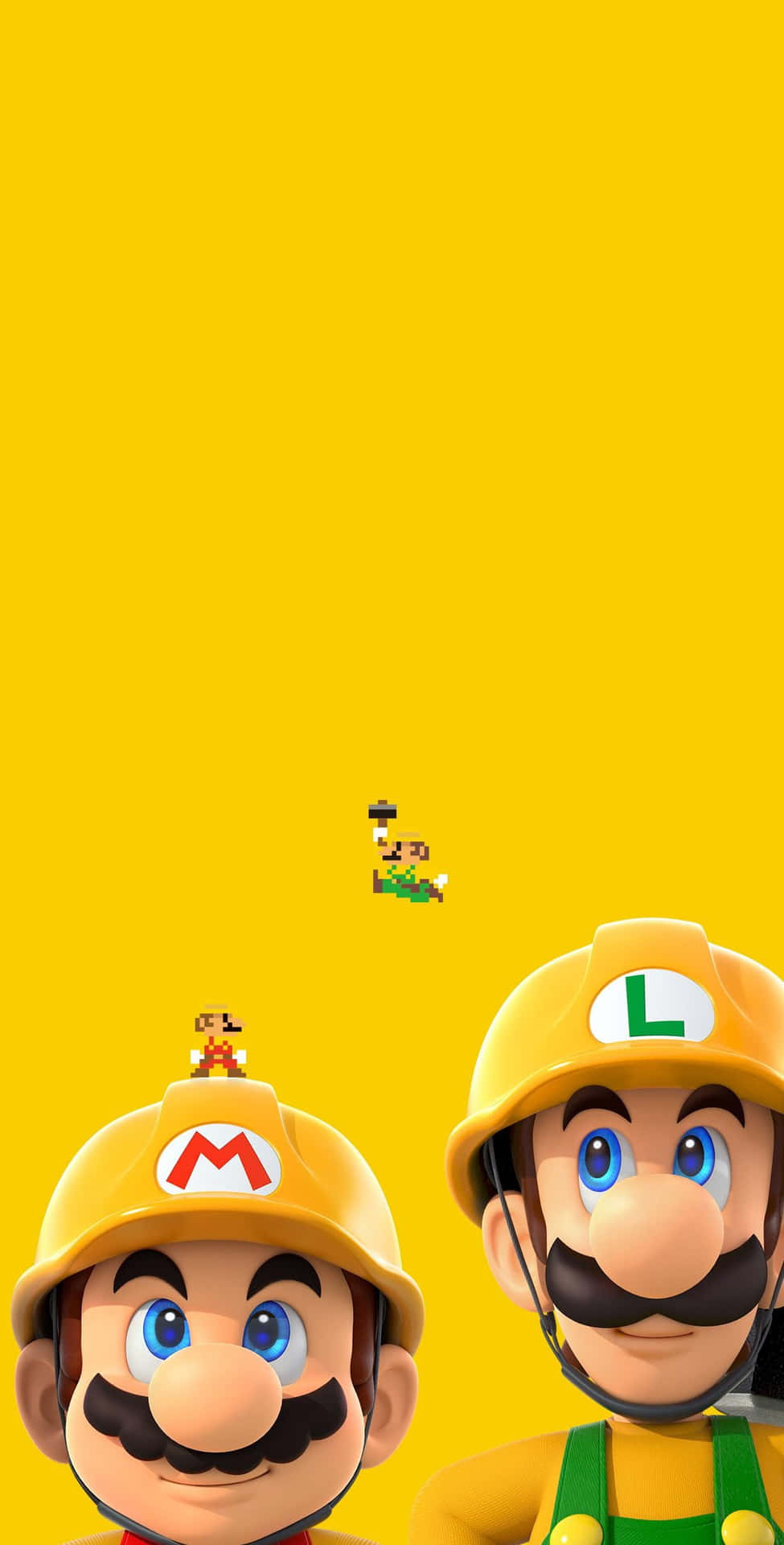 Mario and Luigi embark on an adventure in Super Mario Bros 3 Wallpaper