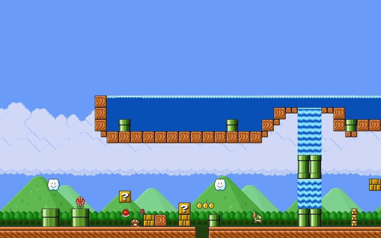 Aventurade Super Mario Bros 3 En Un Mundo Colorido. Fondo de pantalla