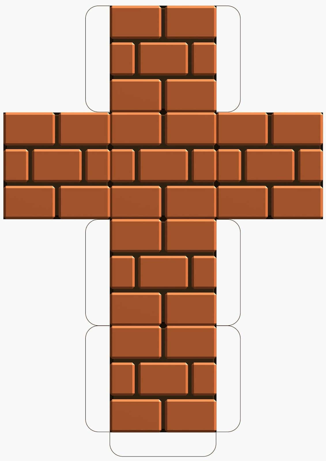 Classic Super Mario Bros Brick Background Wallpaper