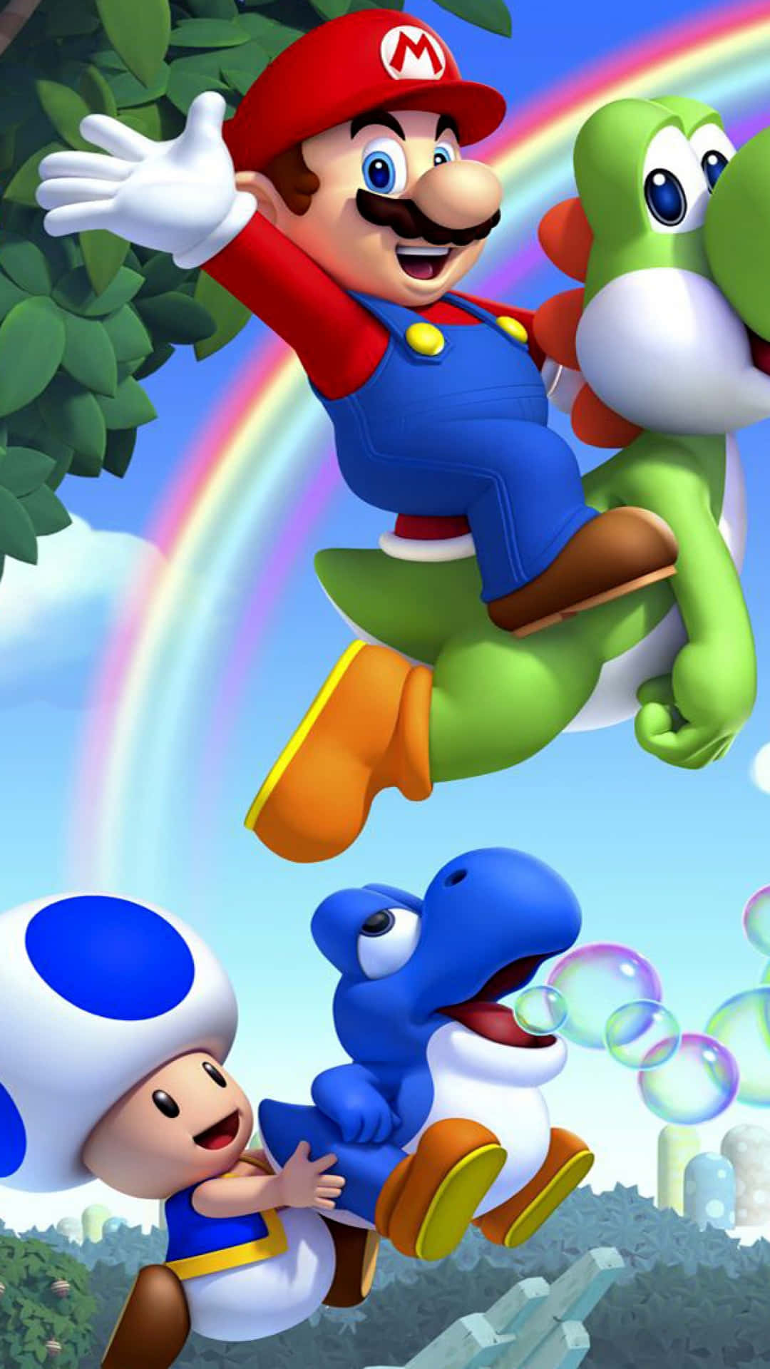 Super Mario Characters Unite Wallpaper