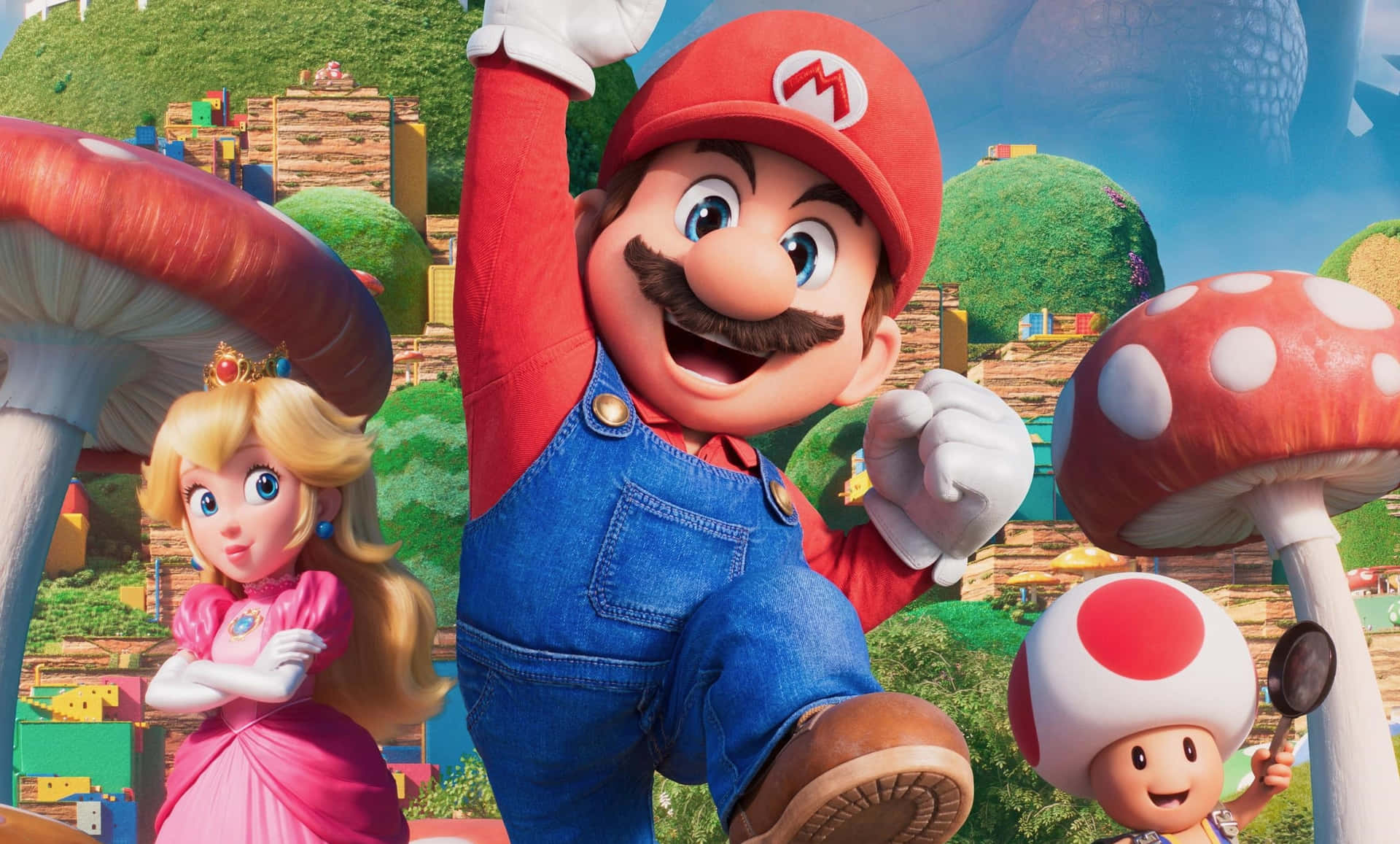 Exciting Adventure of Super Mario Characters Wallpaper