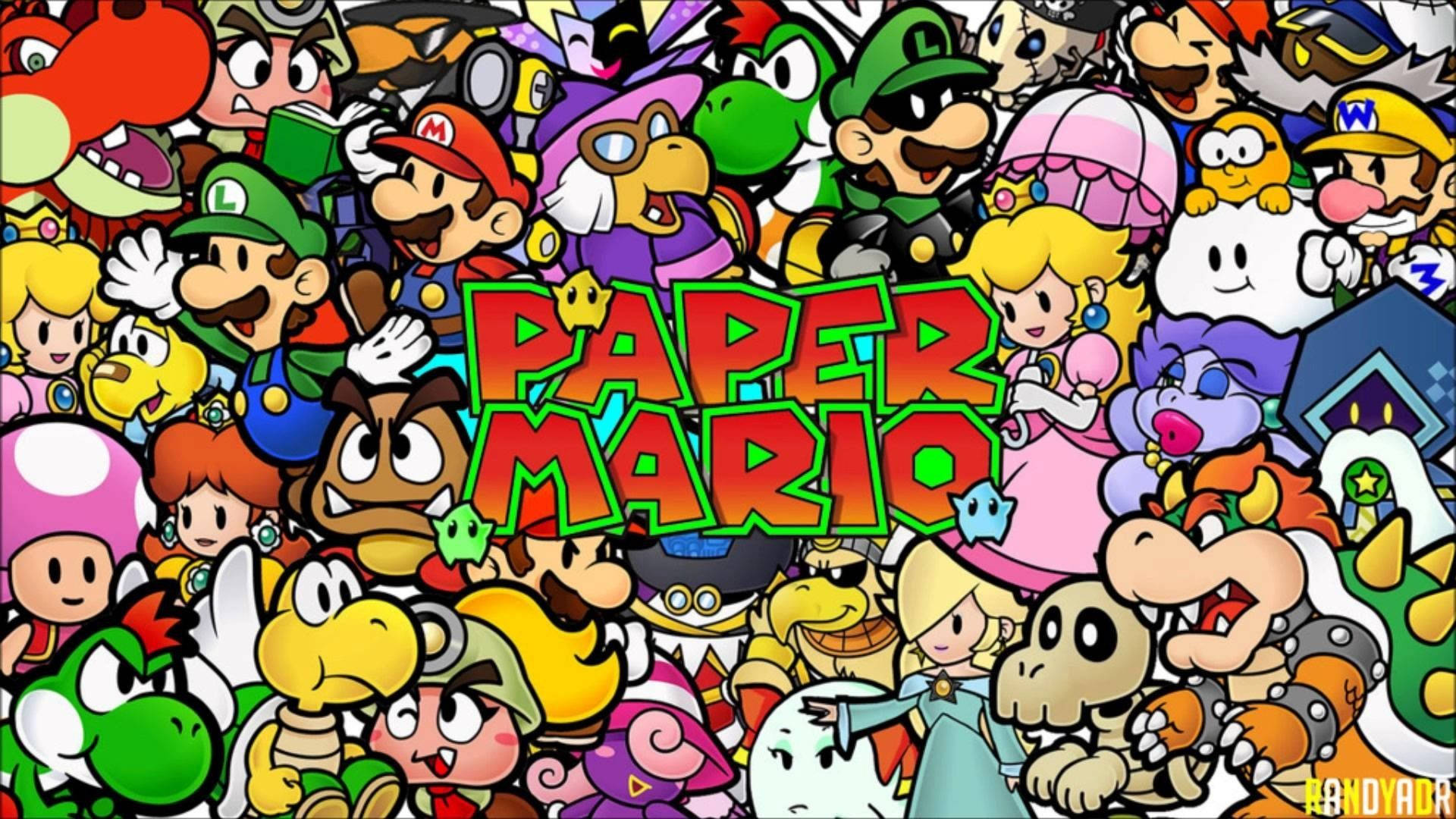 Super Mario Characters Wallpaper