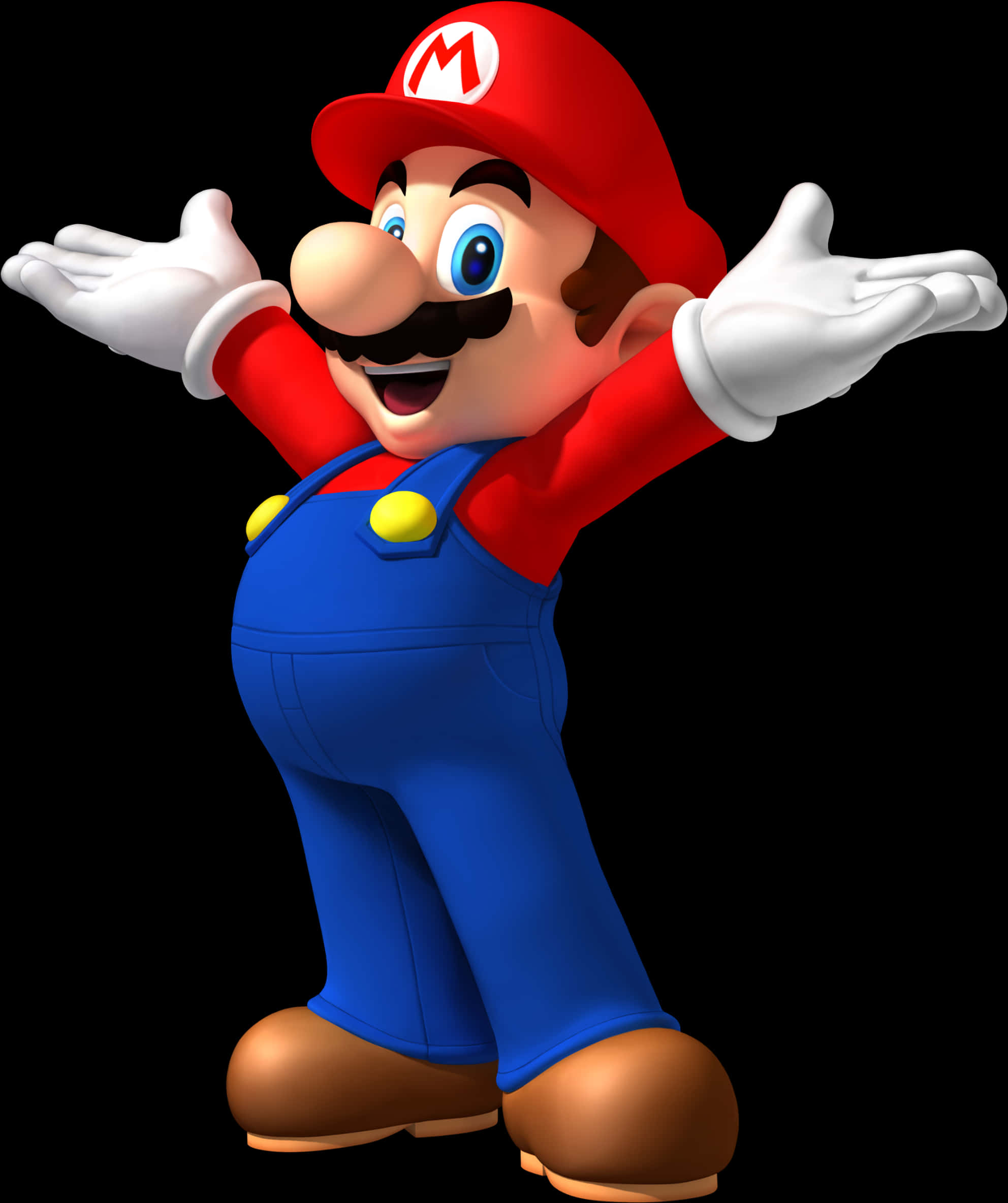 Super Mario Classic Pose PNG