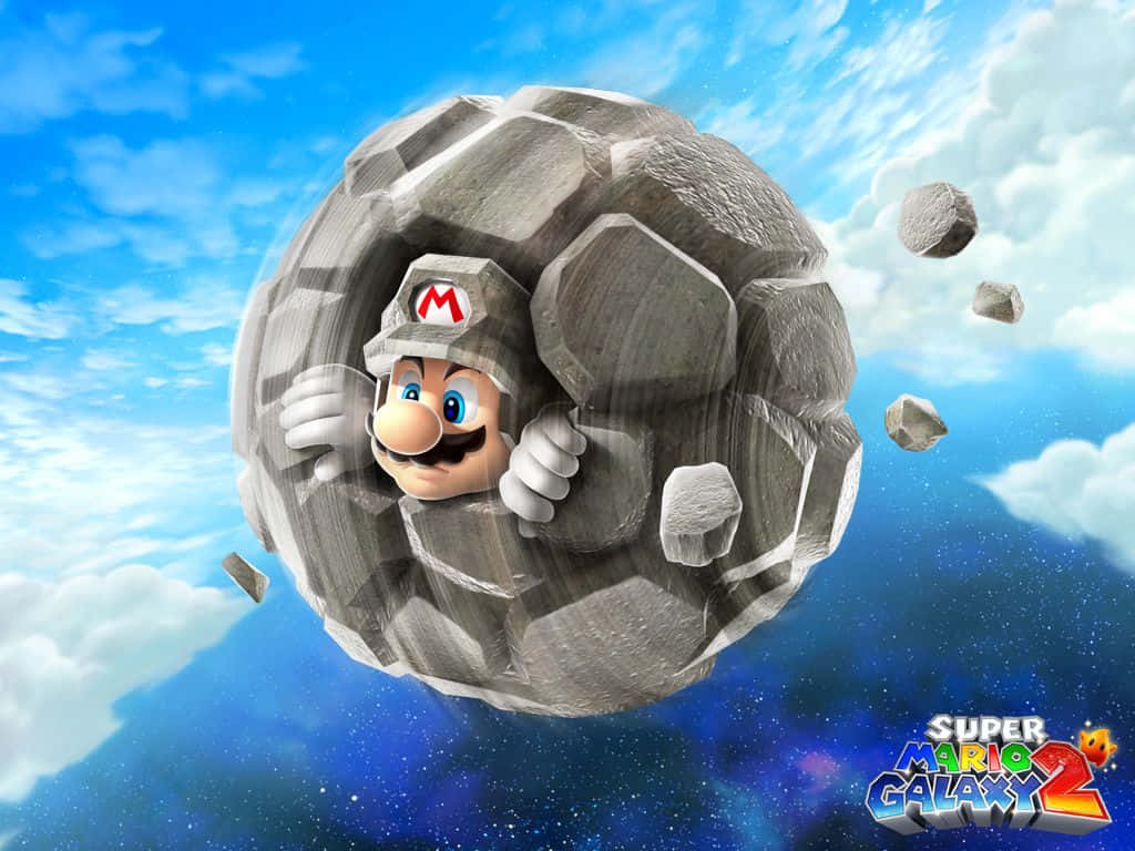 Aventuraen El Espacio De Super Mario Galaxy 2. Fondo de pantalla
